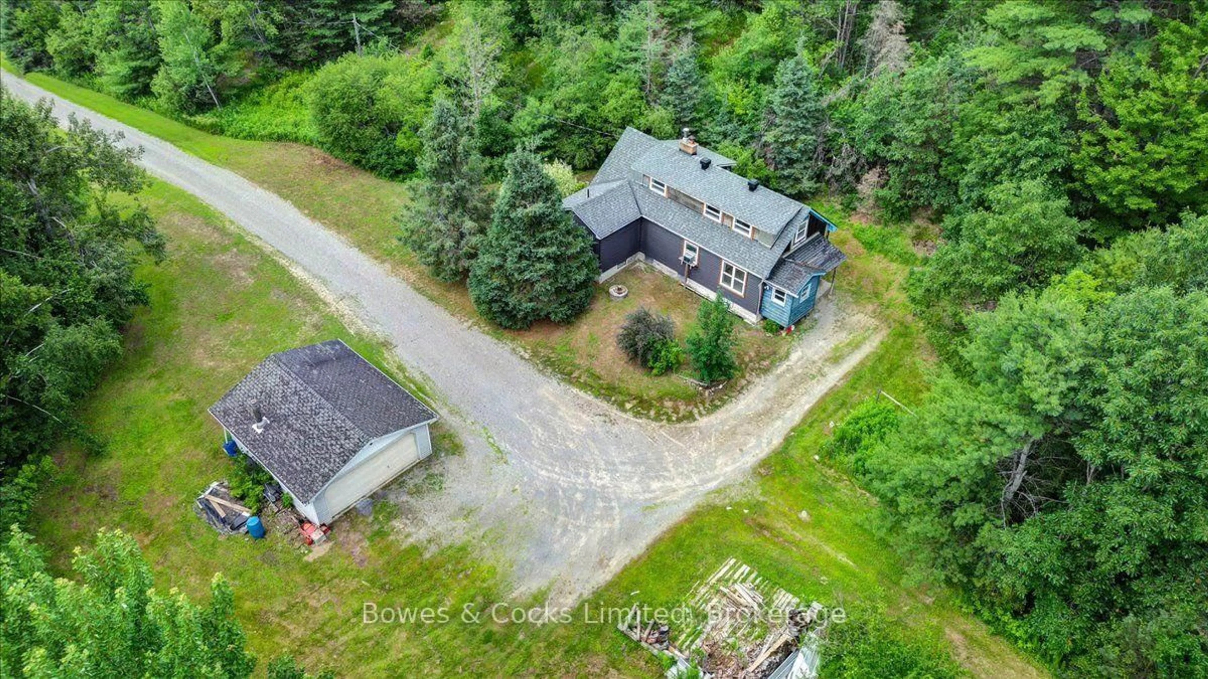 A pic from outside/outdoor area/front of a property/back of a property/a pic from drone, unknown for 89 Jack Lake Rd, North Kawartha Ontario K0L 1A0