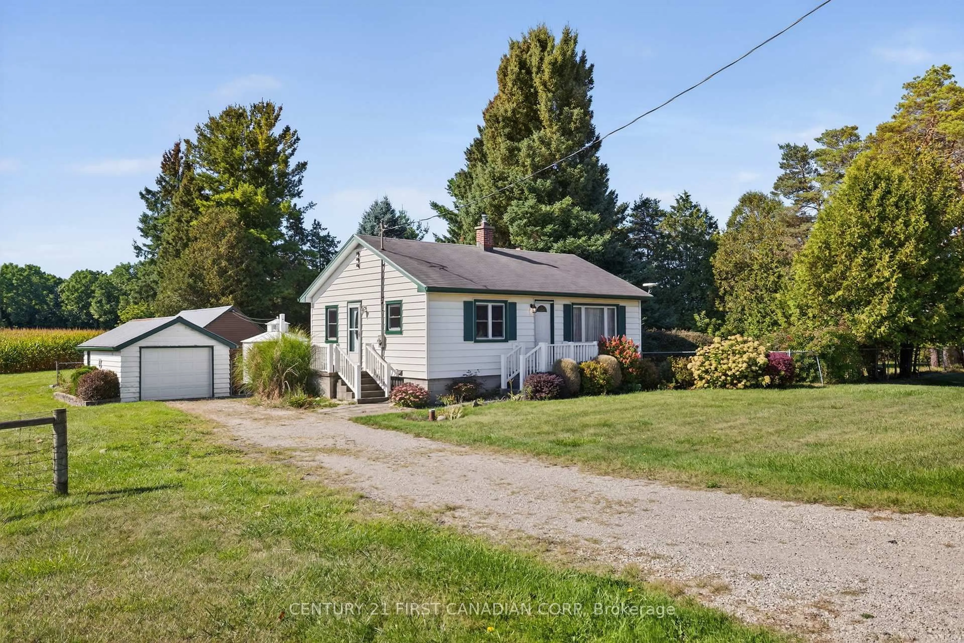 A pic from outside/outdoor area/front of a property/back of a property/a pic from drone, street for 5147 Egremont Dr, Middlesex Centre Ontario N0M 2A0
