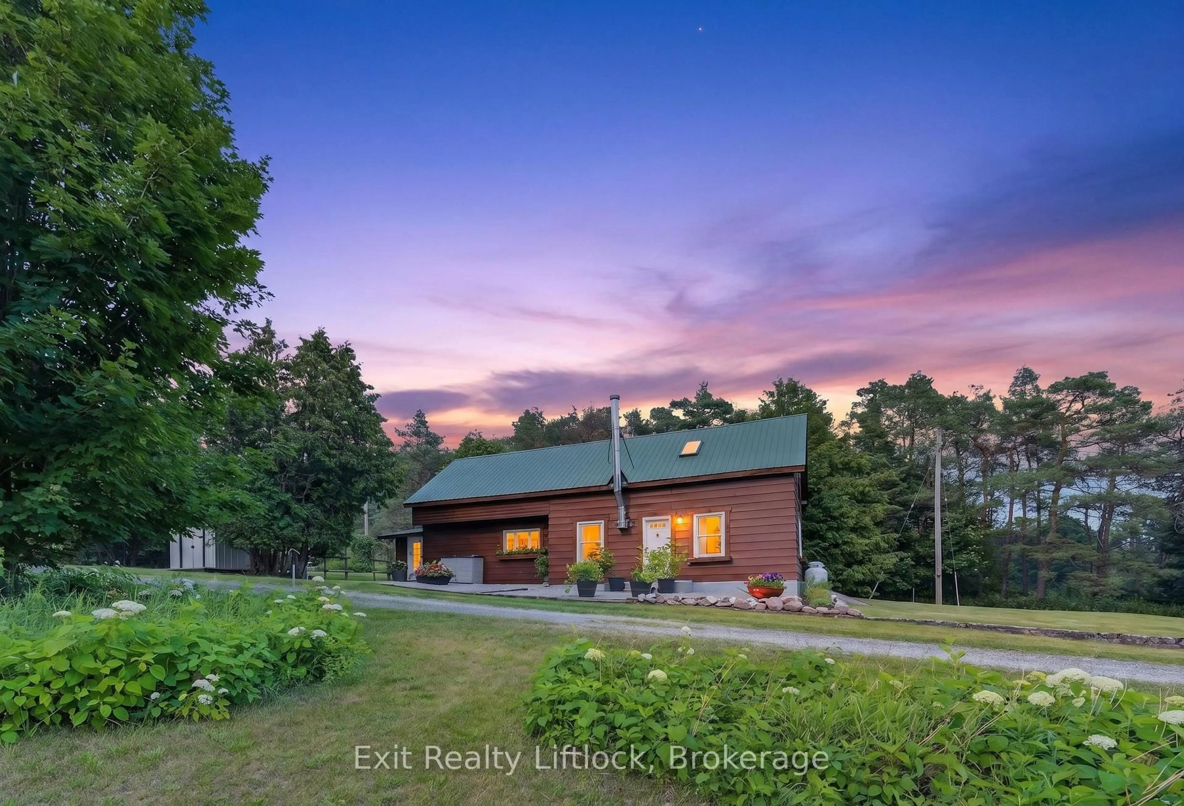 A pic from outside/outdoor area/front of a property/back of a property/a pic from drone, unknown for 133 Farmers Rd, Kawartha Lakes Ontario L0A 1K0