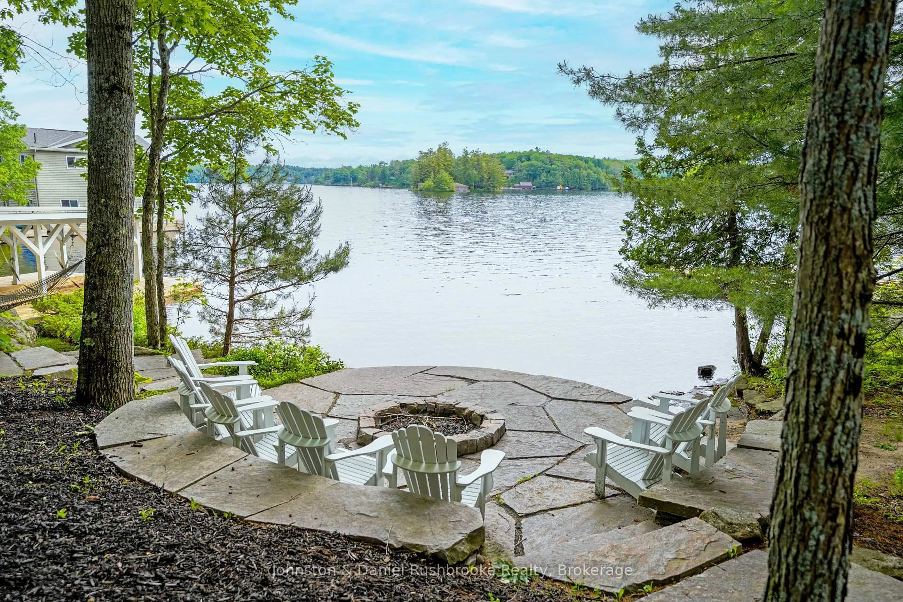 Patio, water/lake/river/ocean view for 44-2755 Muskoka Rd 118 West (Hutton Road), Muskoka Lakes Ontario P0B 1J0