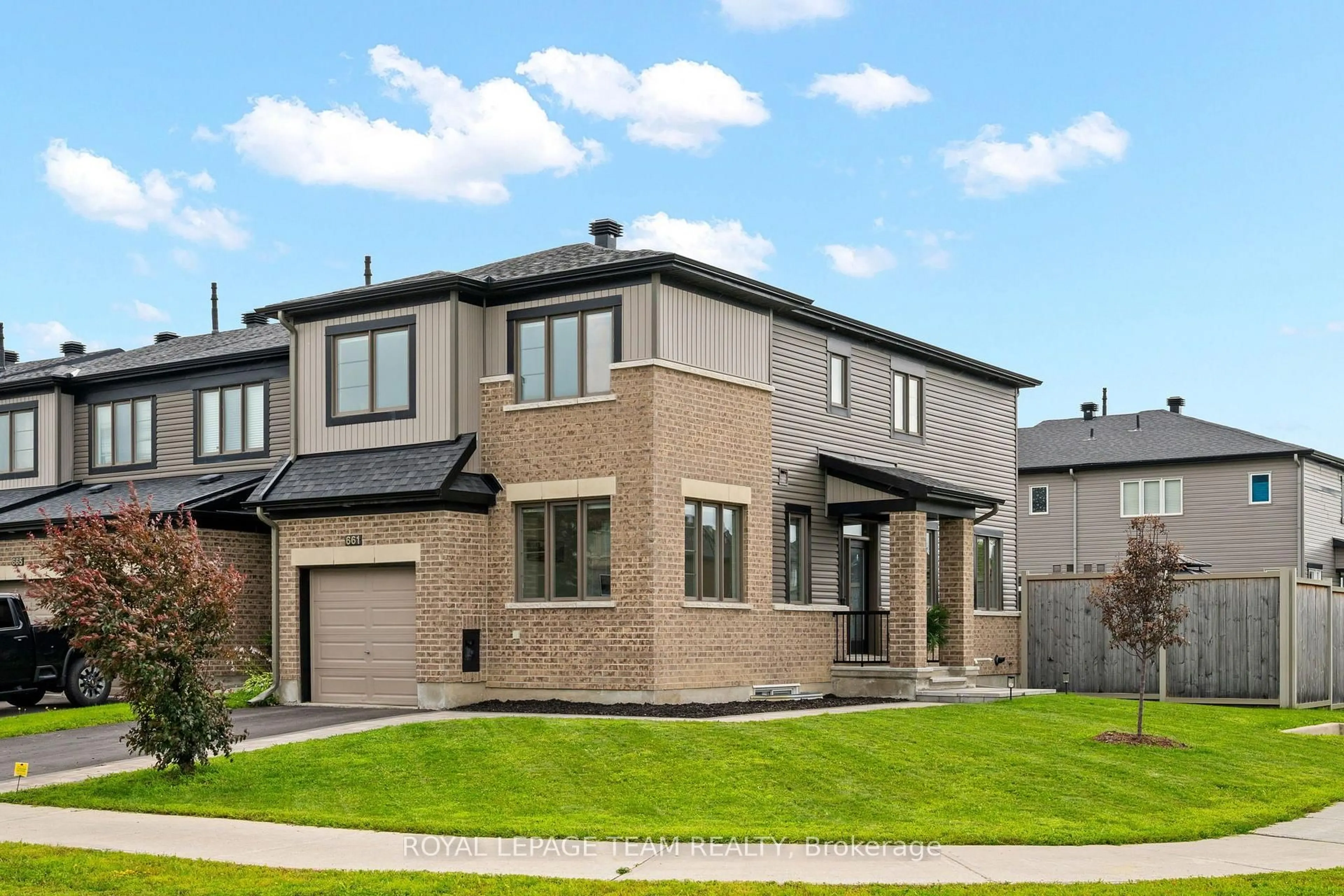 Home with brick exterior material, street for 661 Jerome Jodoin Dr, Ottawa Ontario K4A 1G9