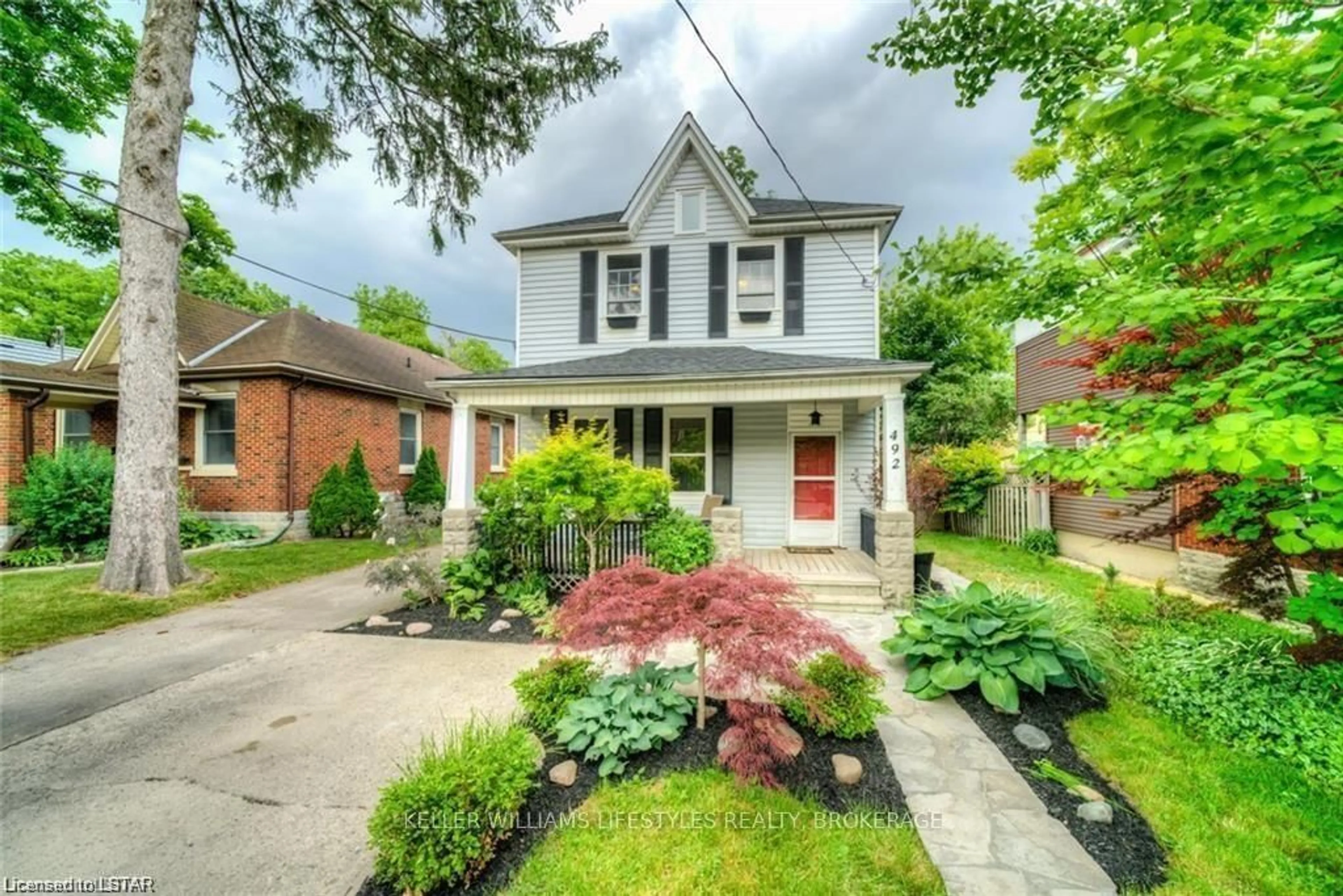 Home with brick exterior material, street for 492 EMERY St, London South Ontario N6C 2E8