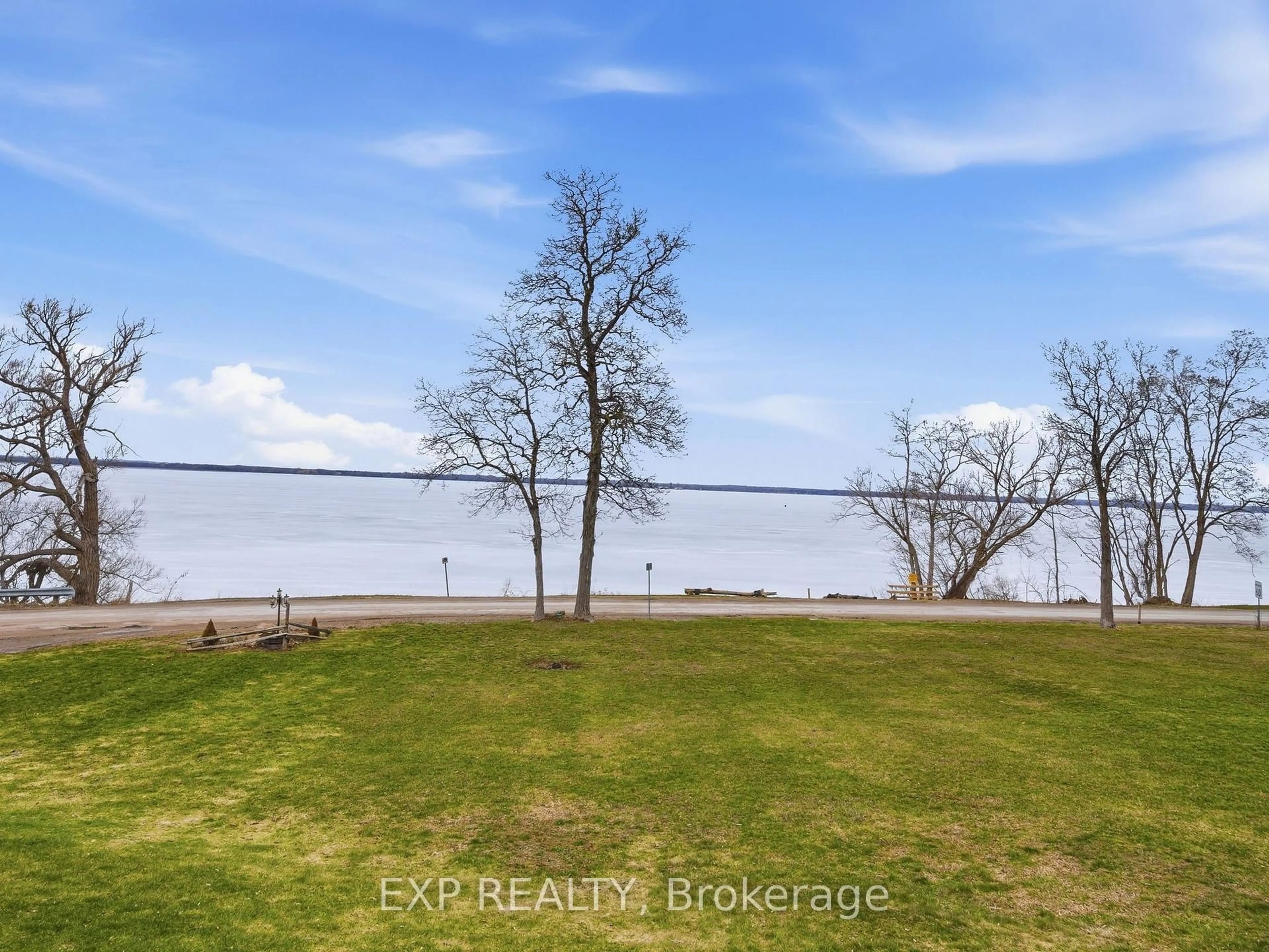 A pic from outside/outdoor area/front of a property/back of a property/a pic from drone, water/lake/river/ocean view for 516 ALLISON Rd, Prince Edward County Ontario K0K 1W0