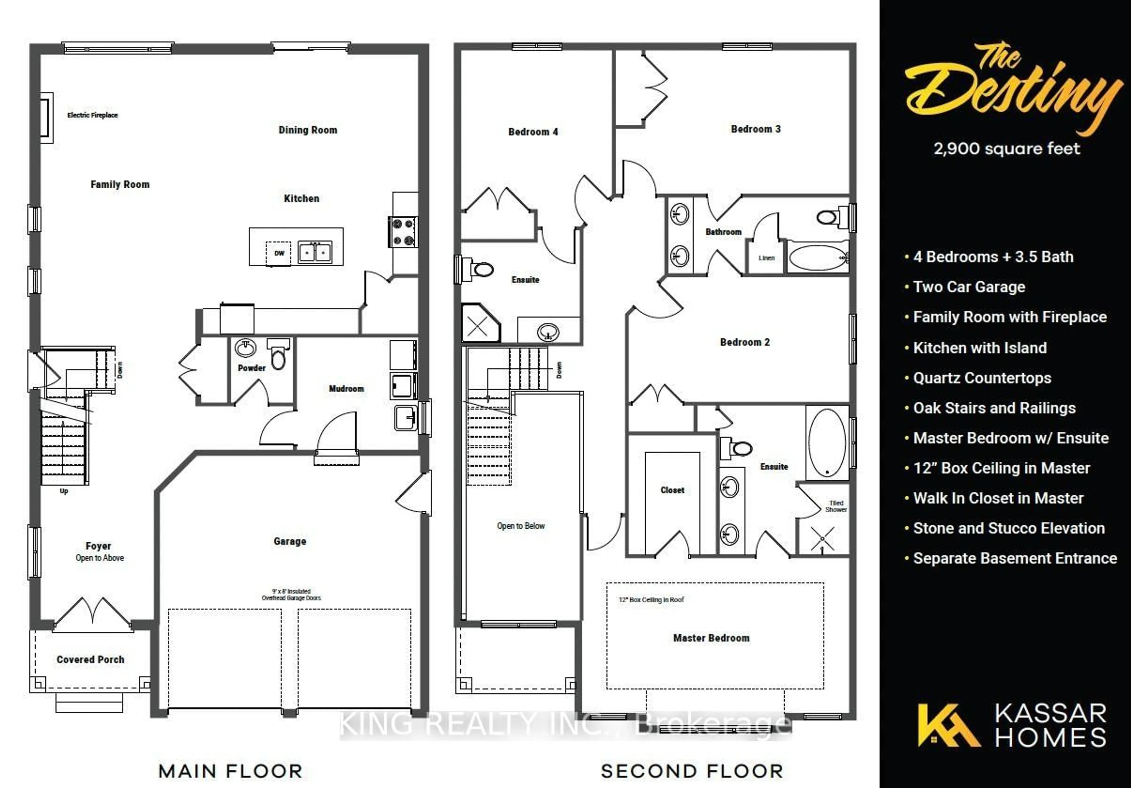 Floor plan for 2559 Constance Ave #LOT 15, London South Ontario N6M 0J5