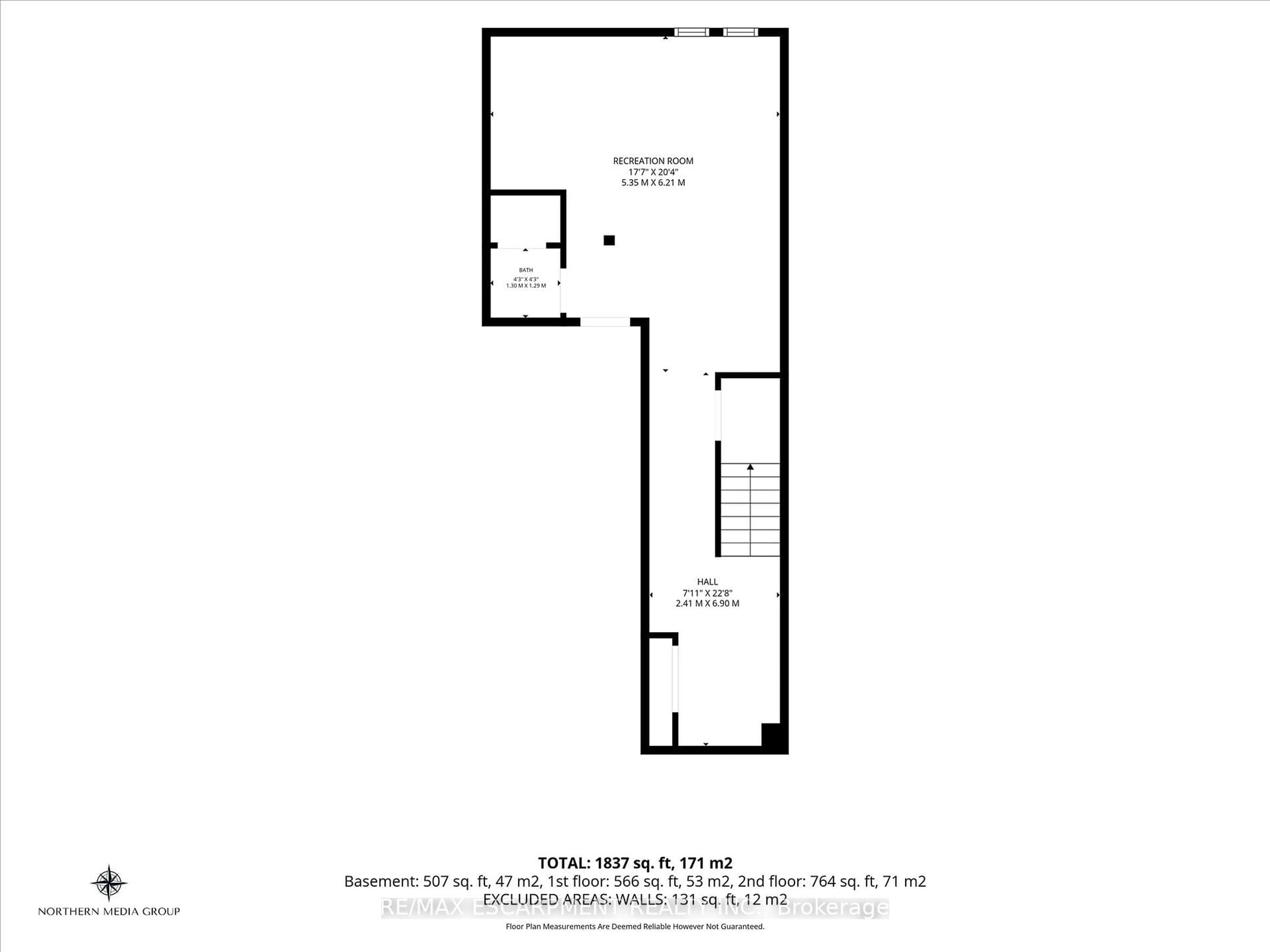 Floor plan for 370 Stonehenge Dr #13, Hamilton Ontario L9K 0H9