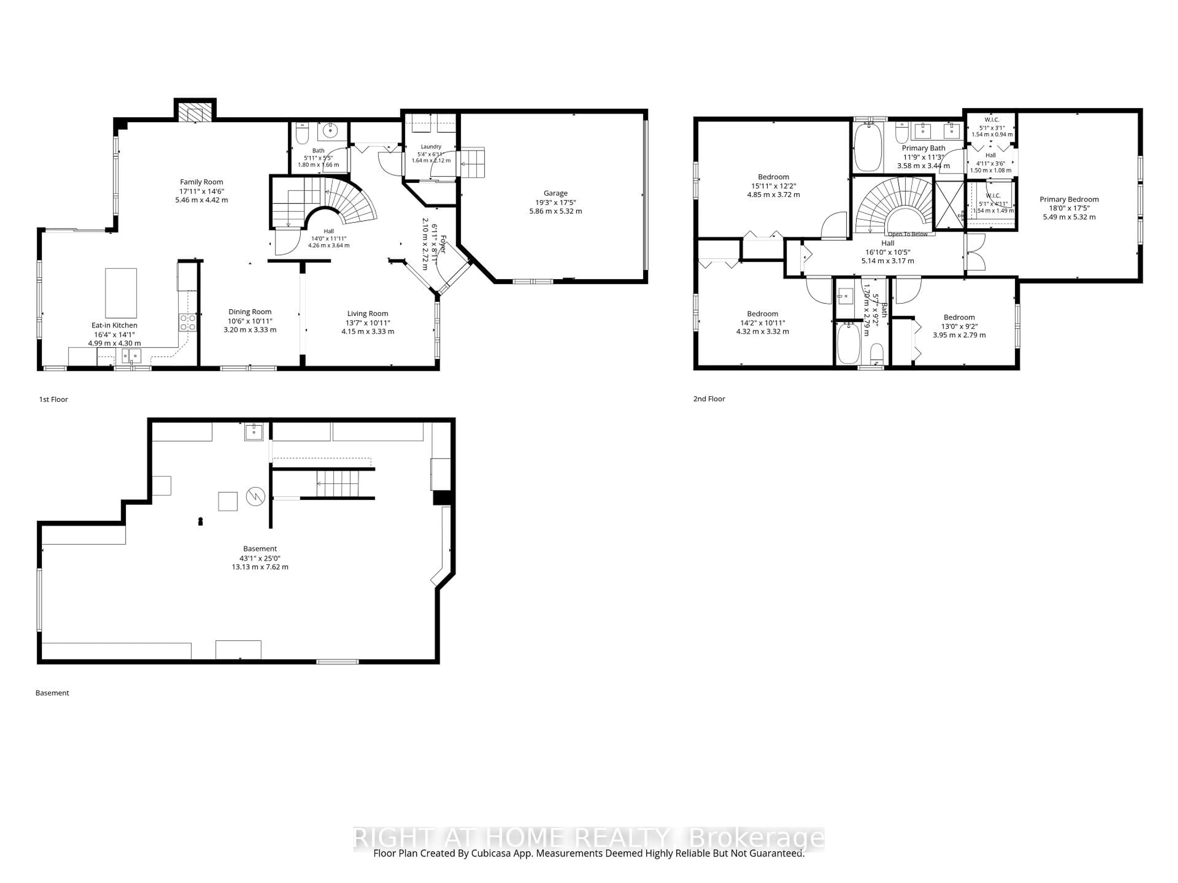 Floor plan for 103 Borealis Cres, Ottawa Ontario K1K 4T6