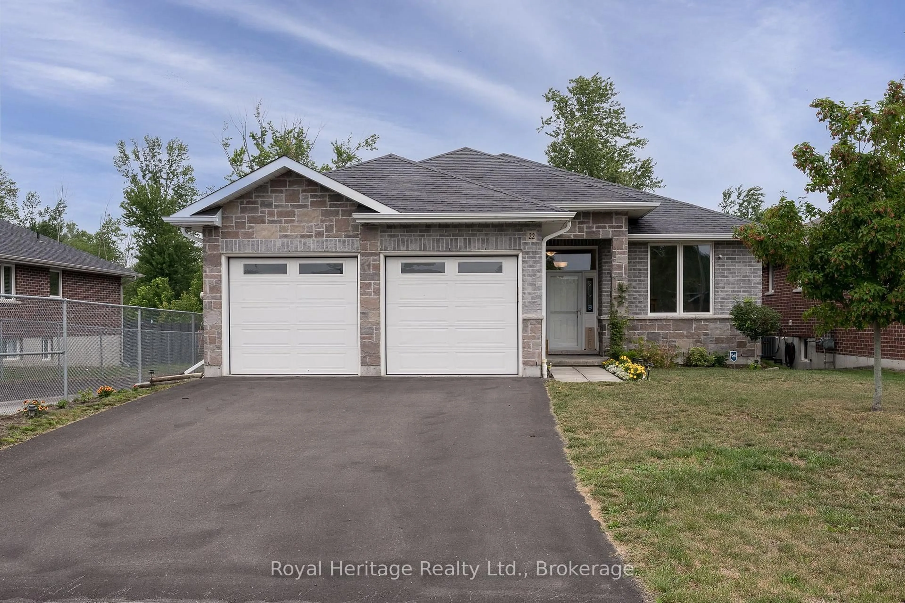 Home with brick exterior material, street for 22 Lanark Dr, Belleville Ontario K8N 0G5