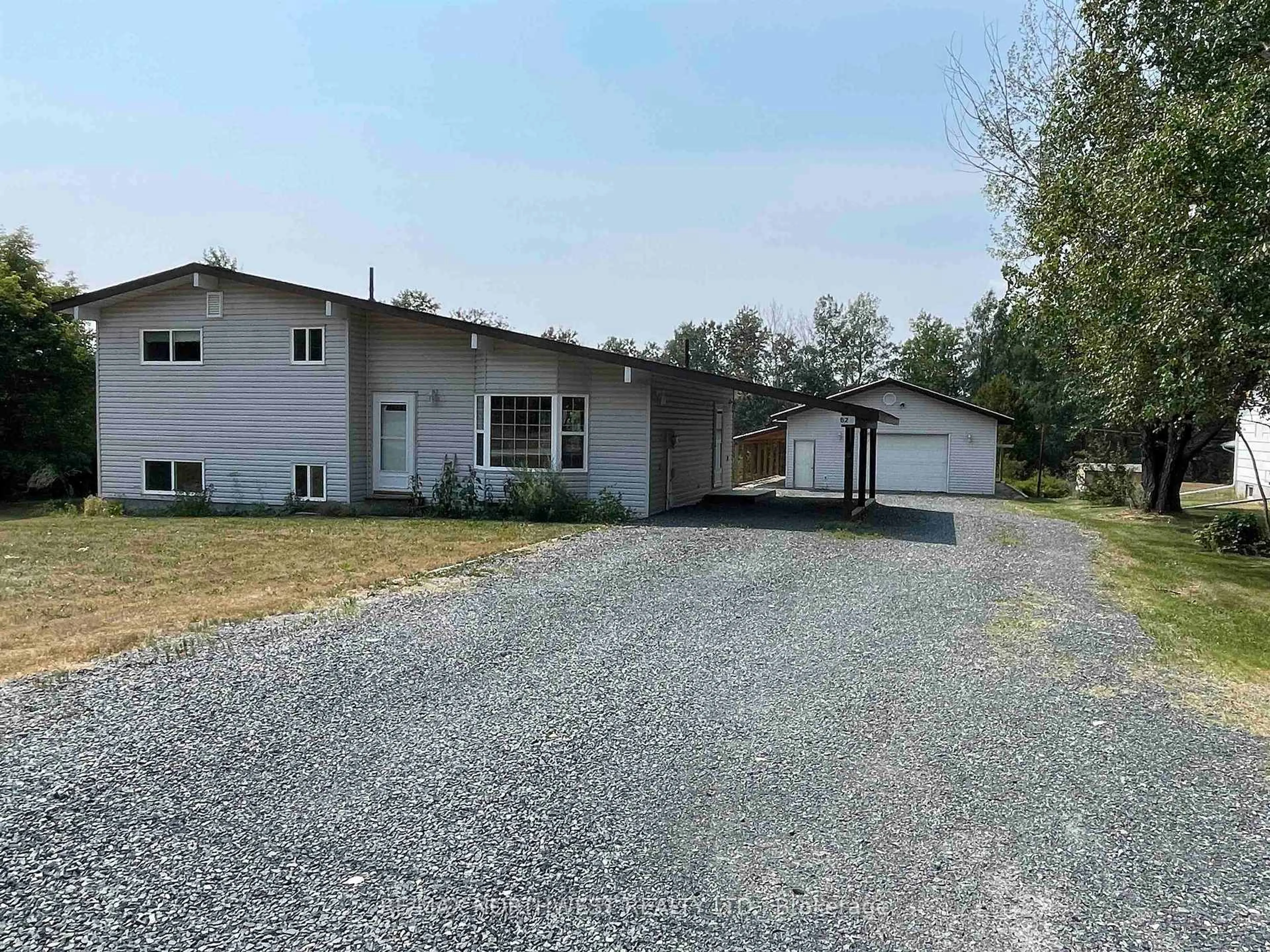 A pic from outside/outdoor area/front of a property/back of a property/a pic from drone, street for 62 Bedworth Road, Dryden Ontario P8N 2Y4