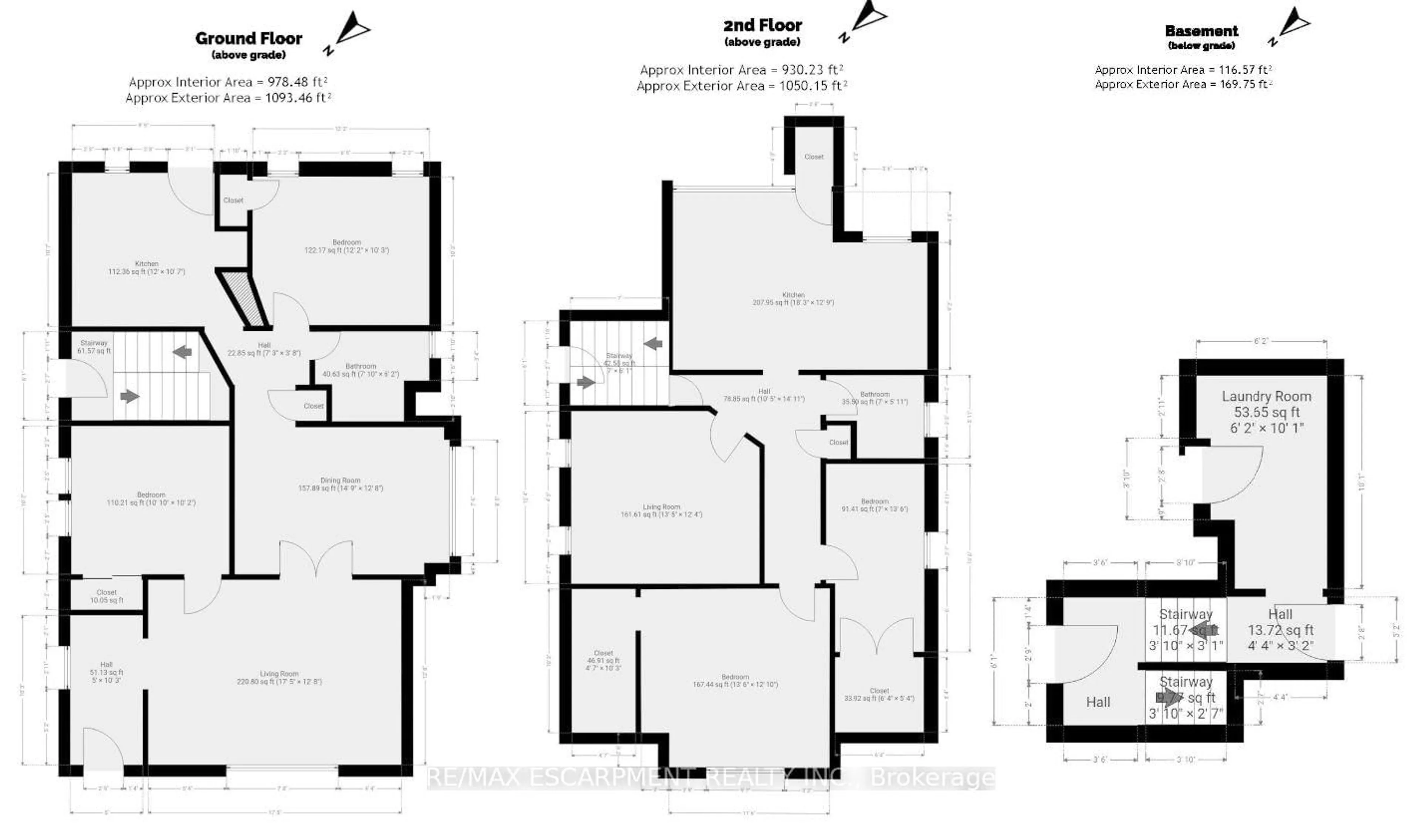 Floor plan for 121 Eastbourne Ave, Hamilton Ontario L8M 2M9