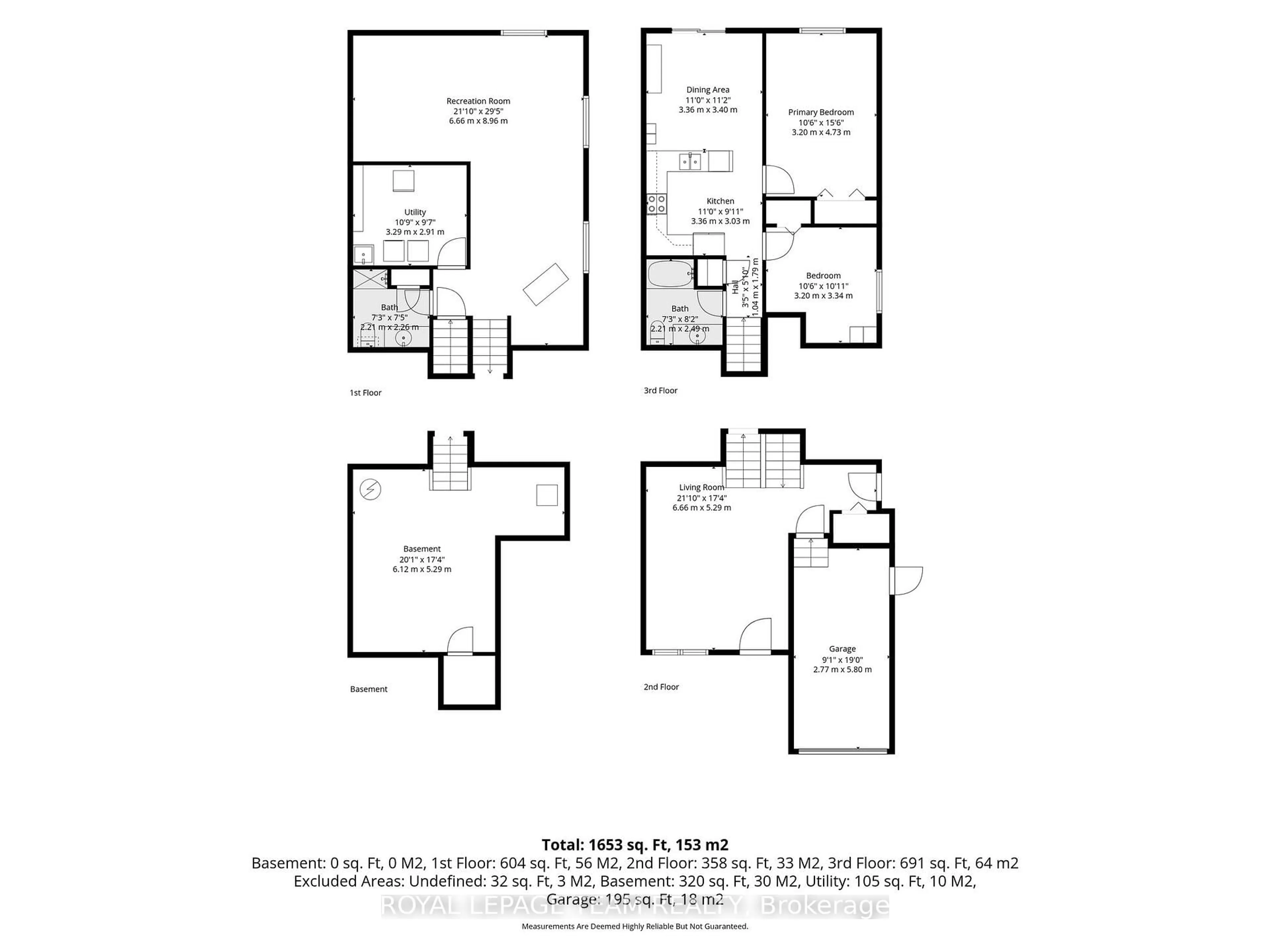 Floor plan for 106 Hemlock Cres, Cornwall Ontario K6H 7L7