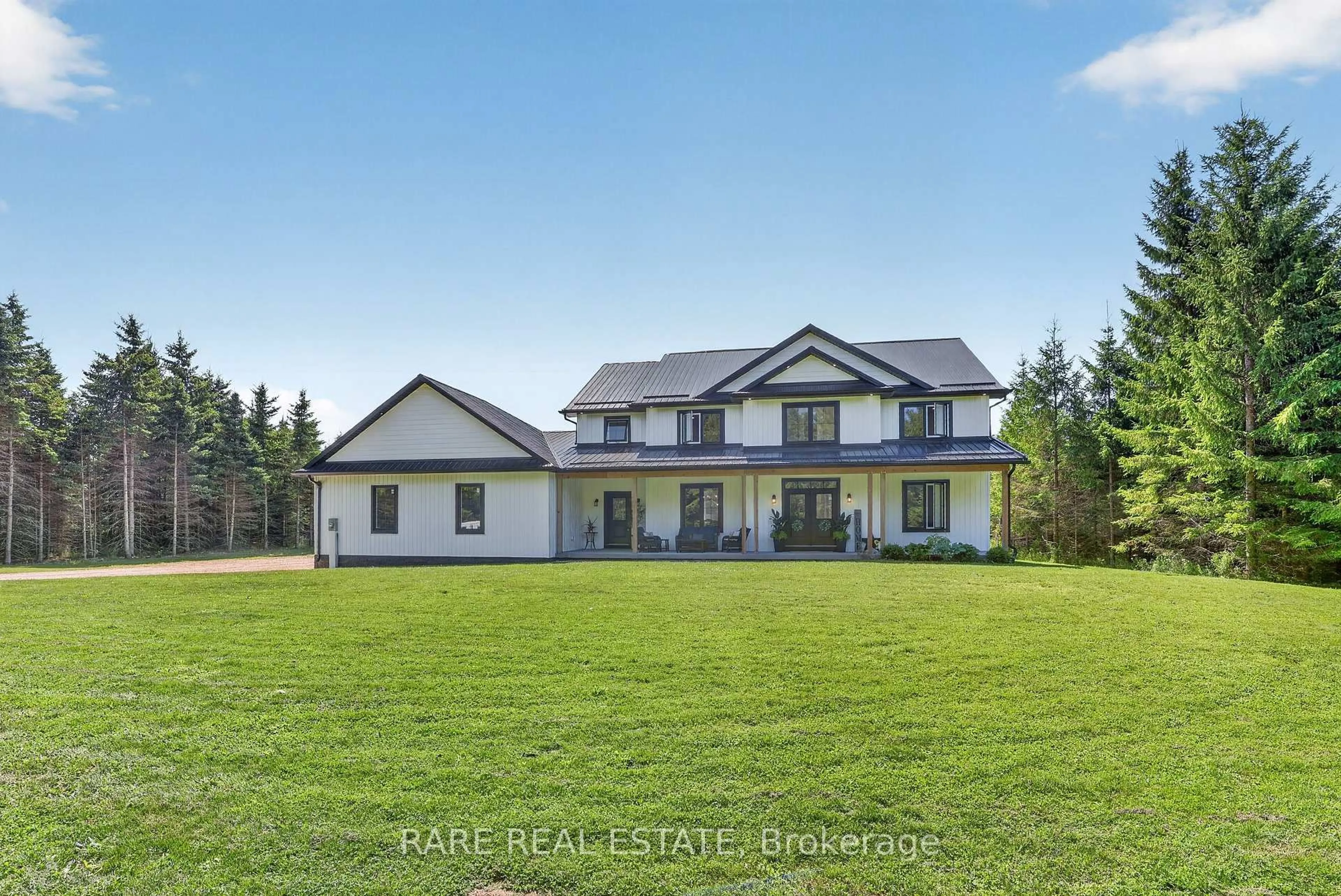A pic from outside/outdoor area/front of a property/back of a property/a pic from drone, unknown for 313026 Sideroad 35 Sdrd, Grey Highlands Ontario N0C 1E0