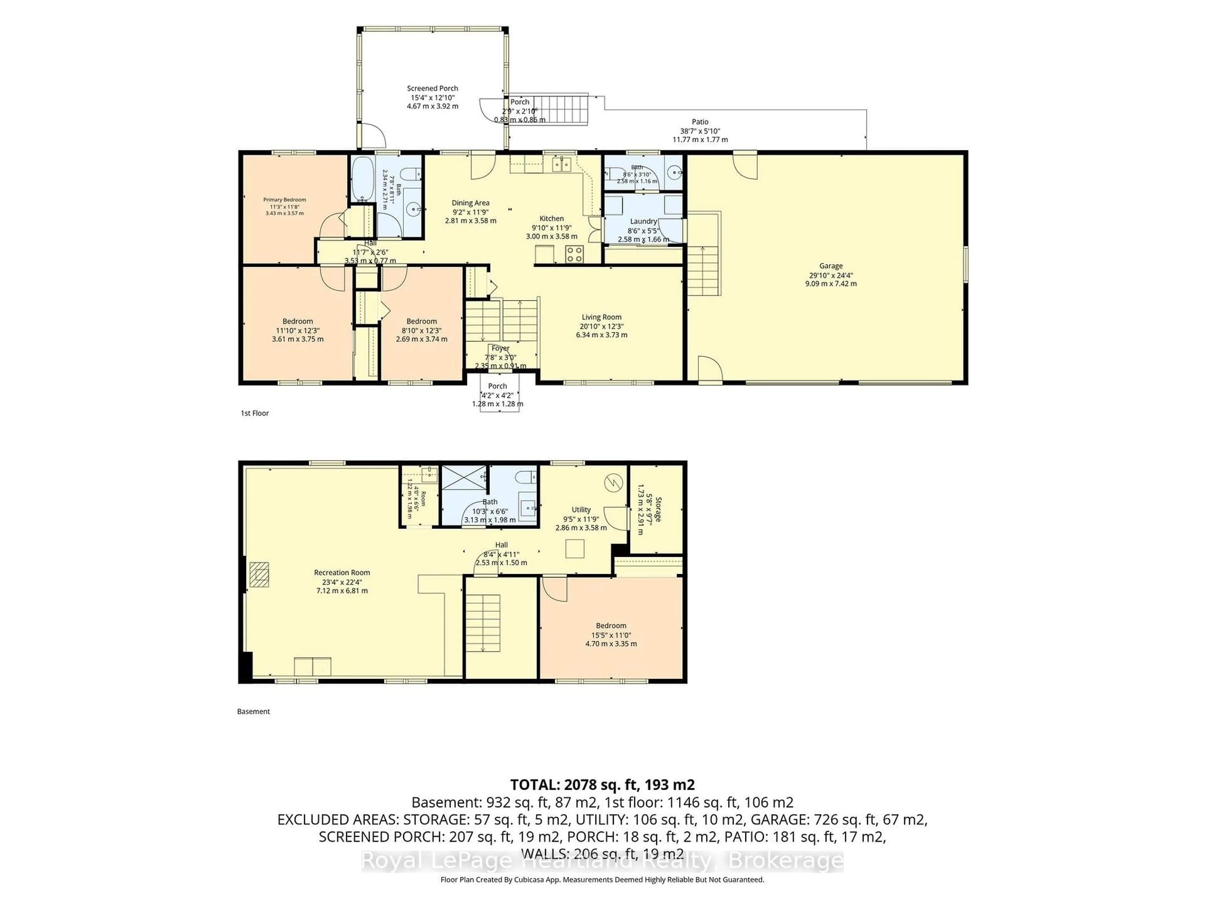 Floor plan for 947 Caroline St, West Grey Ontario N0G 1C0