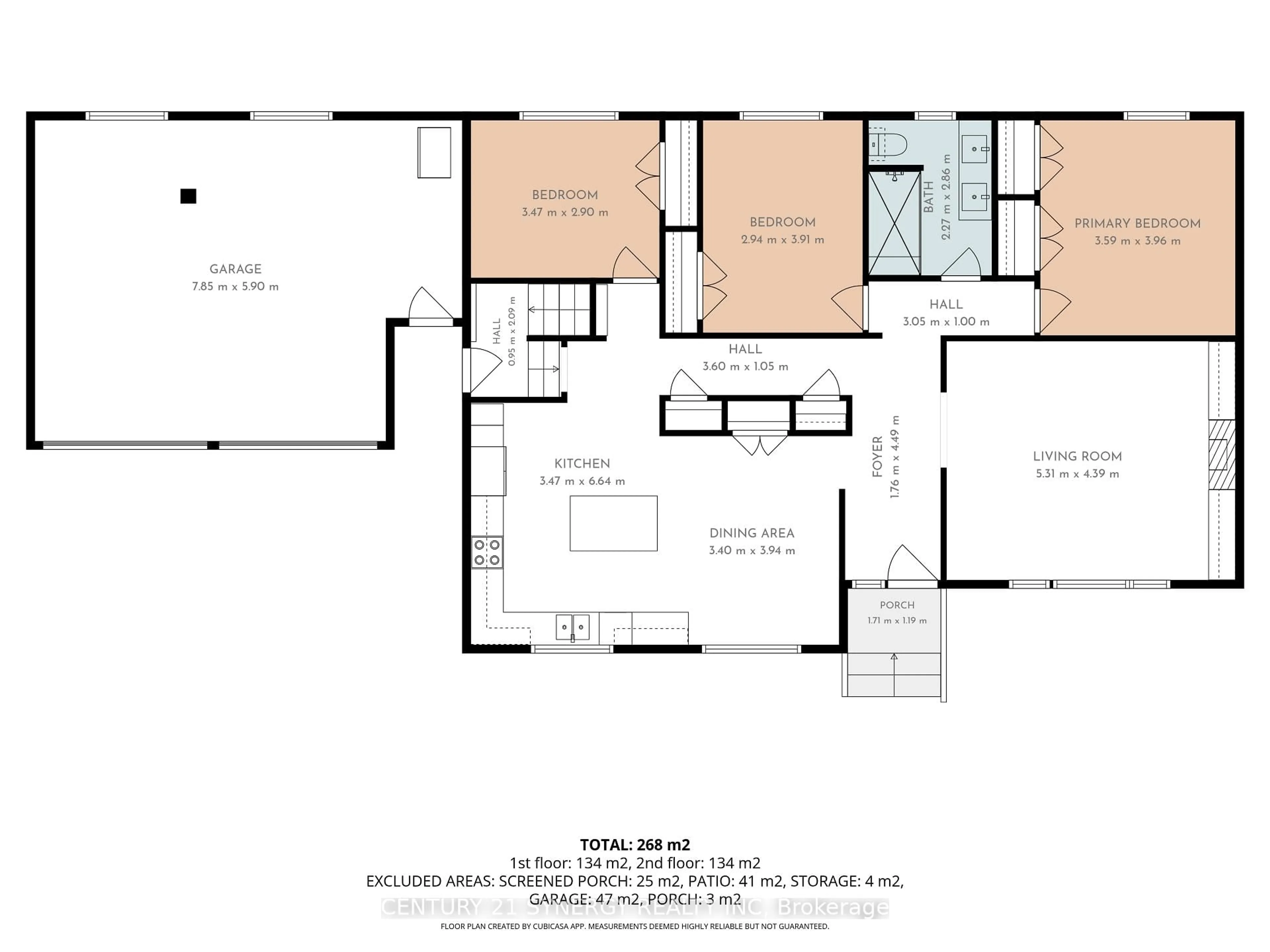 Floor plan for 26 Turtleback Way, Ottawa Ontario K2S 1P8