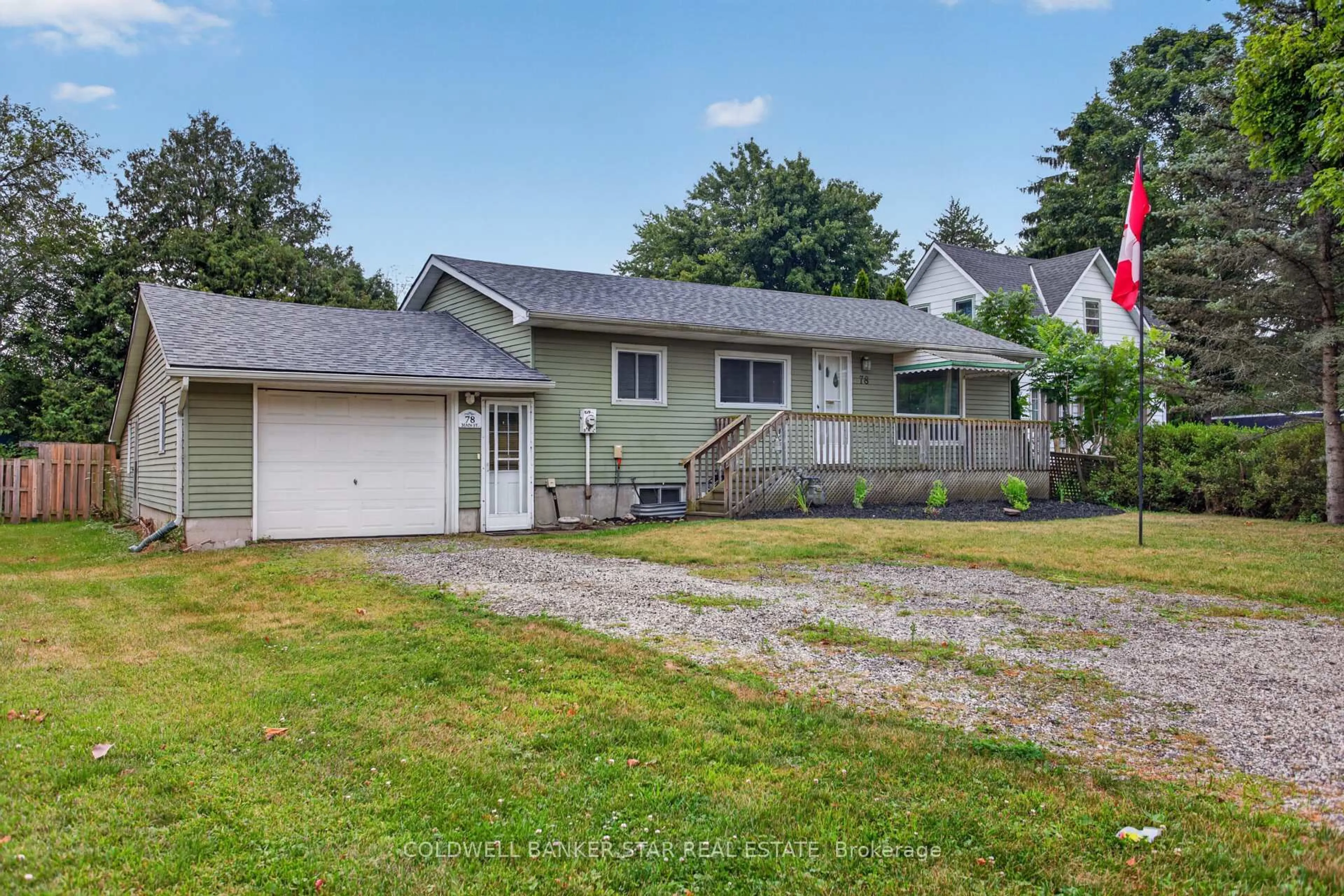 A pic from outside/outdoor area/front of a property/back of a property/a pic from drone, street for 78 Main St, West Elgin Ontario N0L 2P0