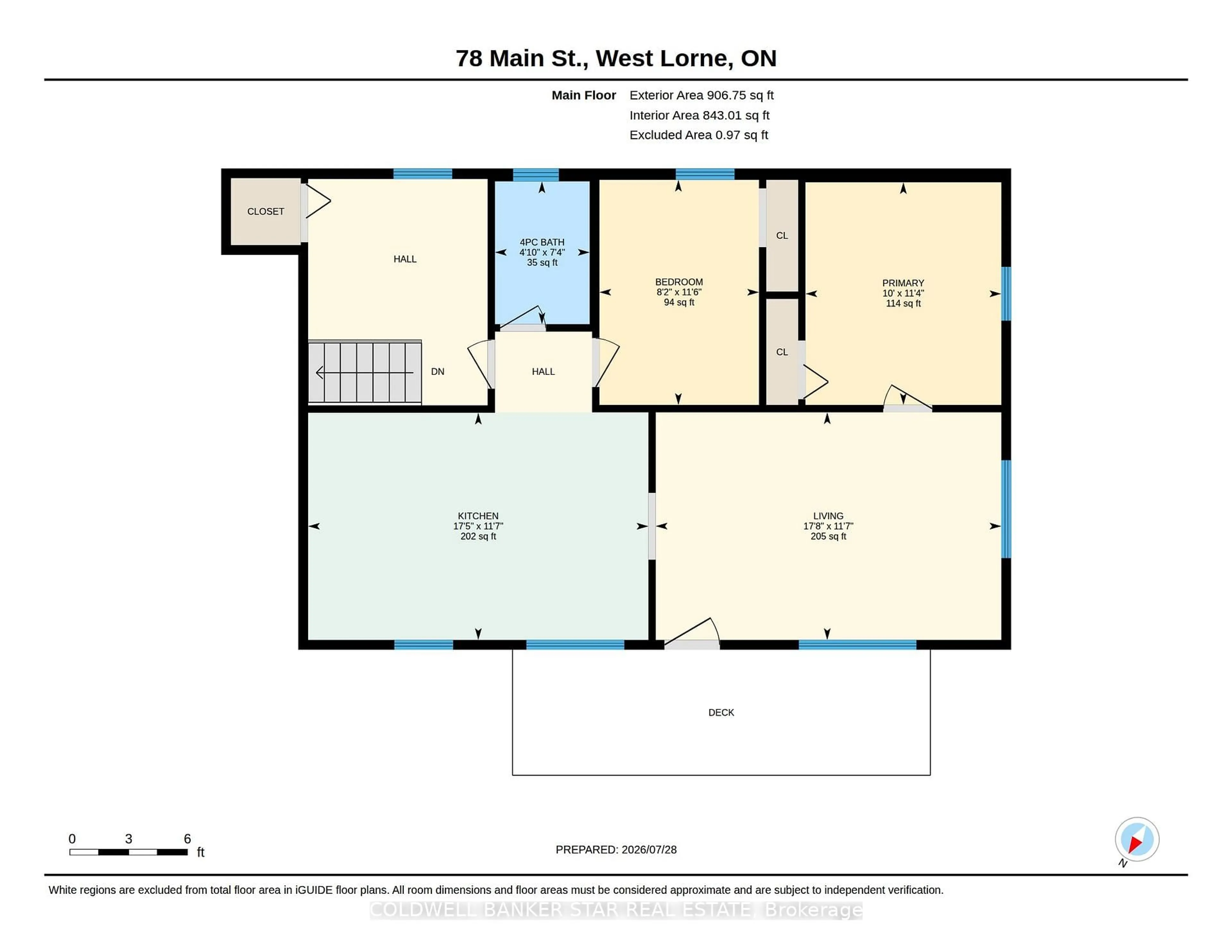 Floor plan for 78 Main St, West Elgin Ontario N0L 2P0