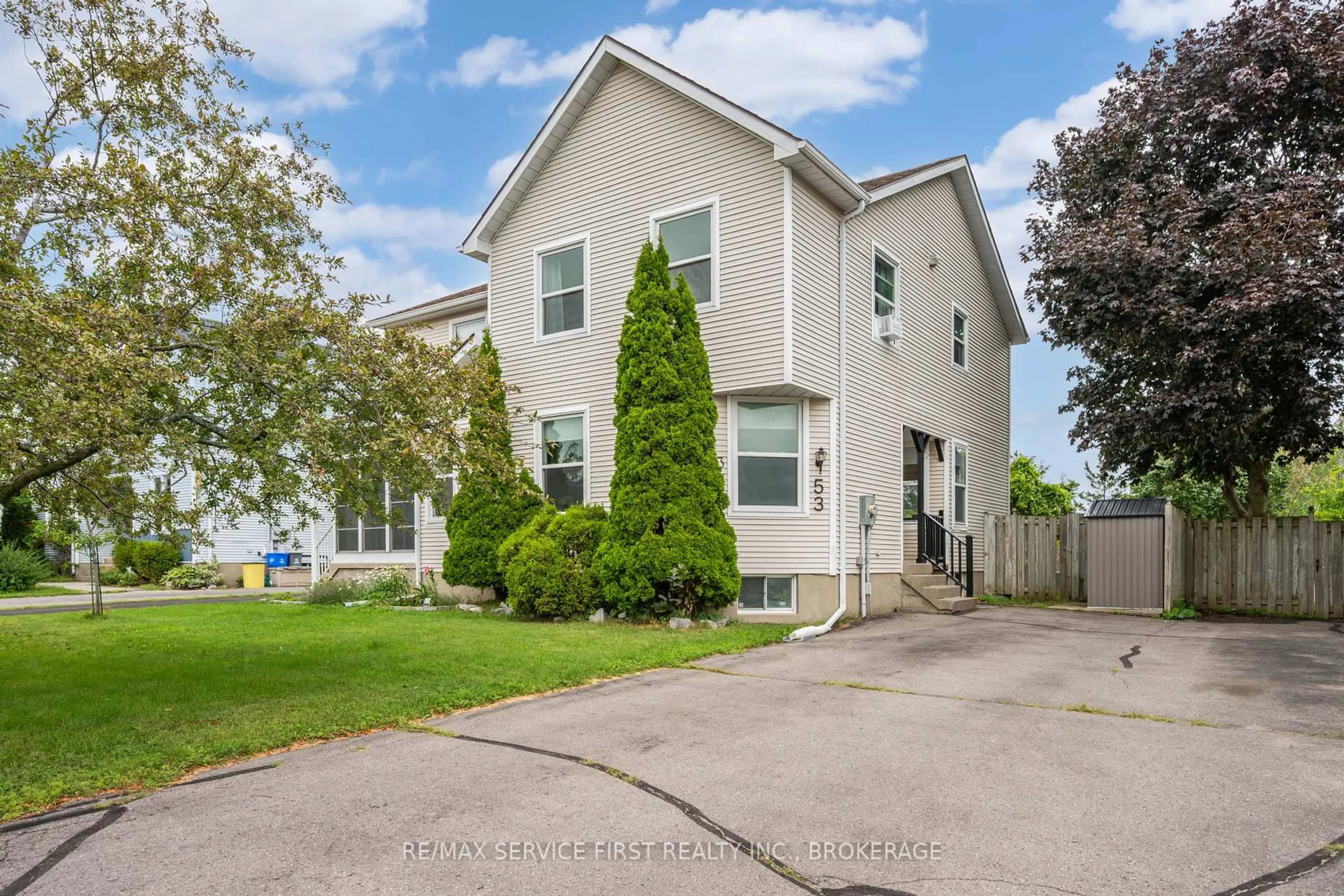 Home with vinyl exterior material, street for 53 MCKEOWN Cres, Loyalist Ontario K7N 1Y4