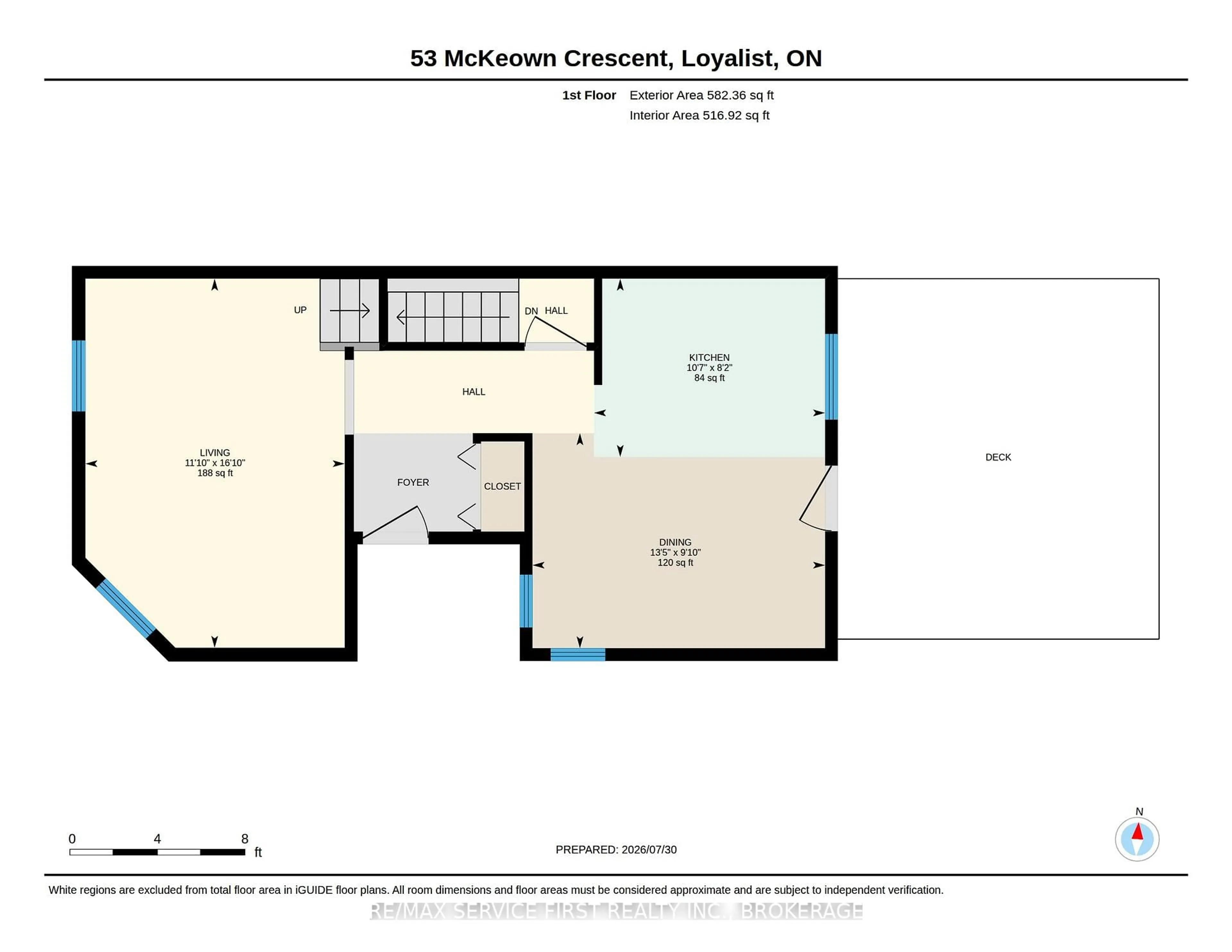 Floor plan for 53 MCKEOWN Cres, Loyalist Ontario K7N 1Y4