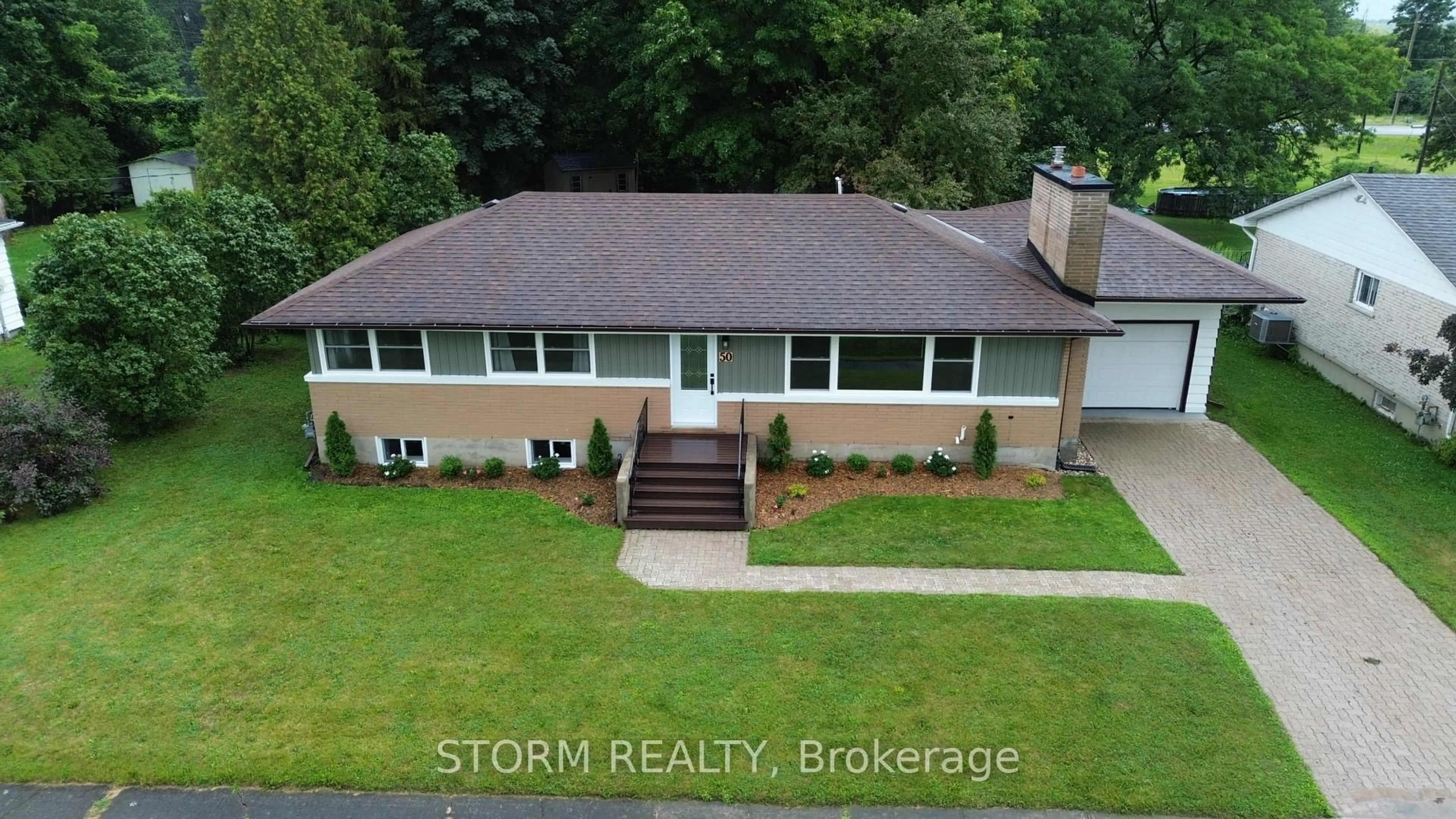 A pic from outside/outdoor area/front of a property/back of a property/a pic from drone, street for 50 Santa Cruz Dr, South Stormont Ontario K0C 1M0