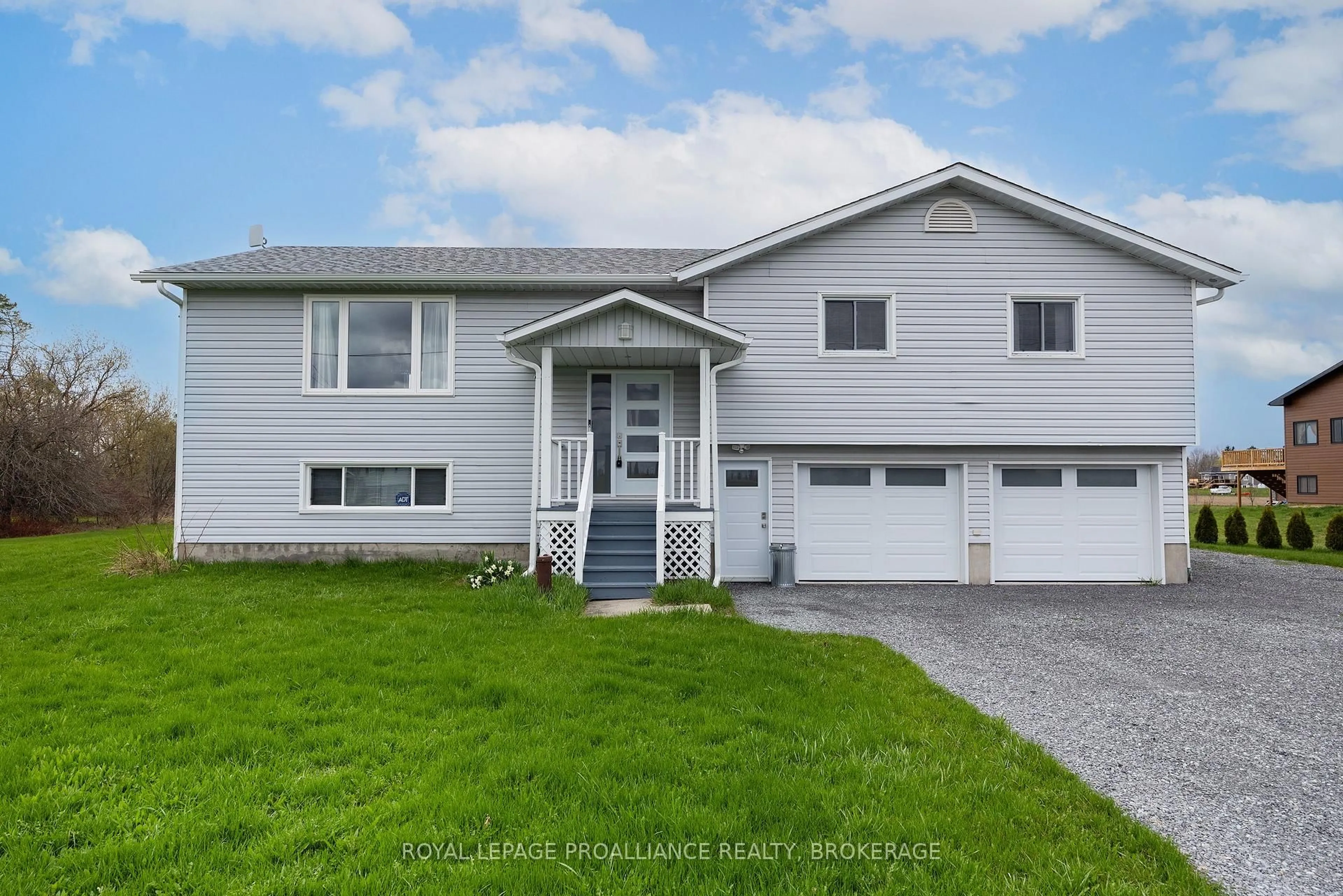 Home with vinyl exterior material, street for 4318 County Road 6, Yarker Ontario K0K 3N0