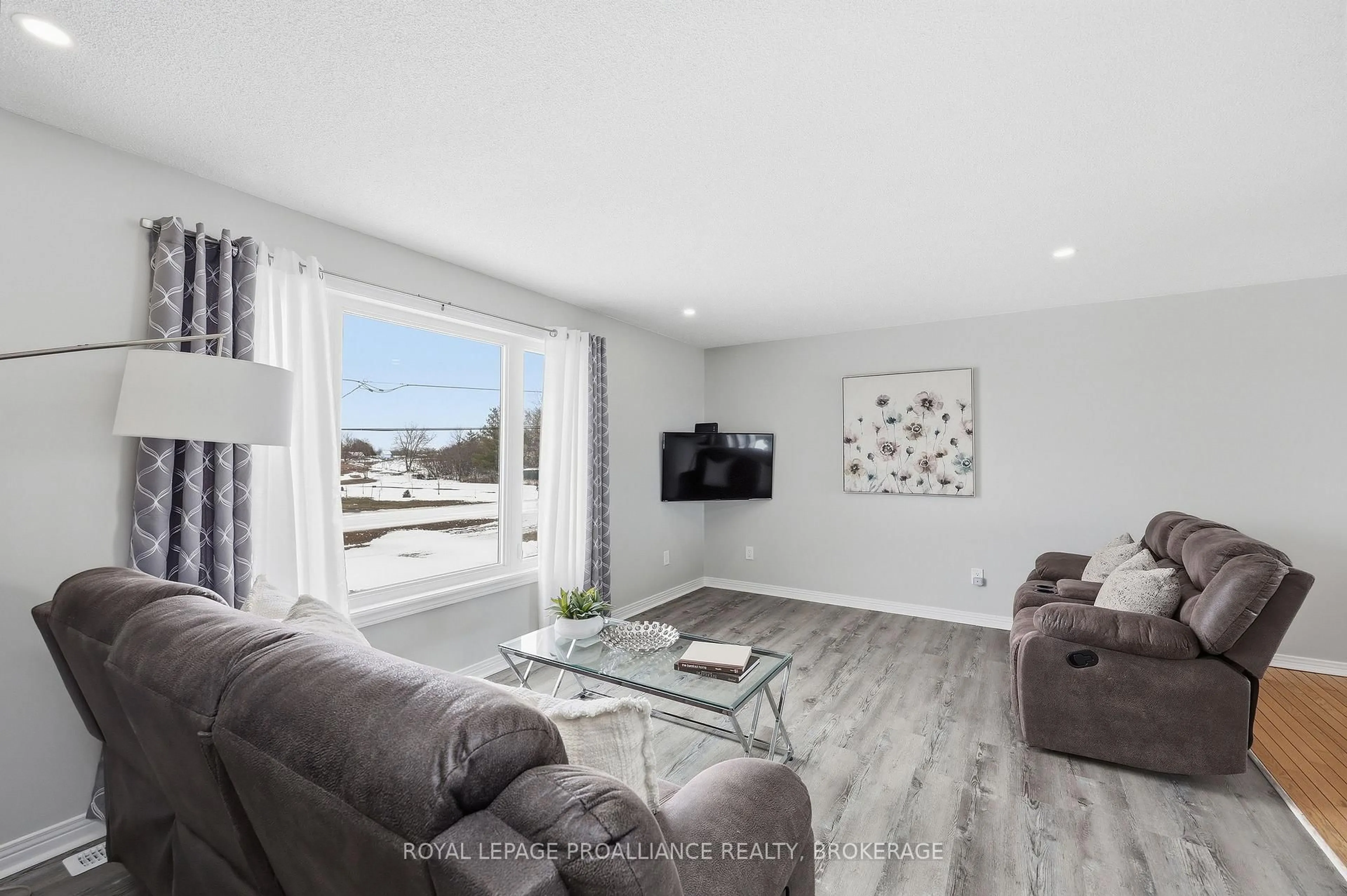 Living room with furniture, unknown for 4318 County Road 6, Yarker Ontario K0K 3N0