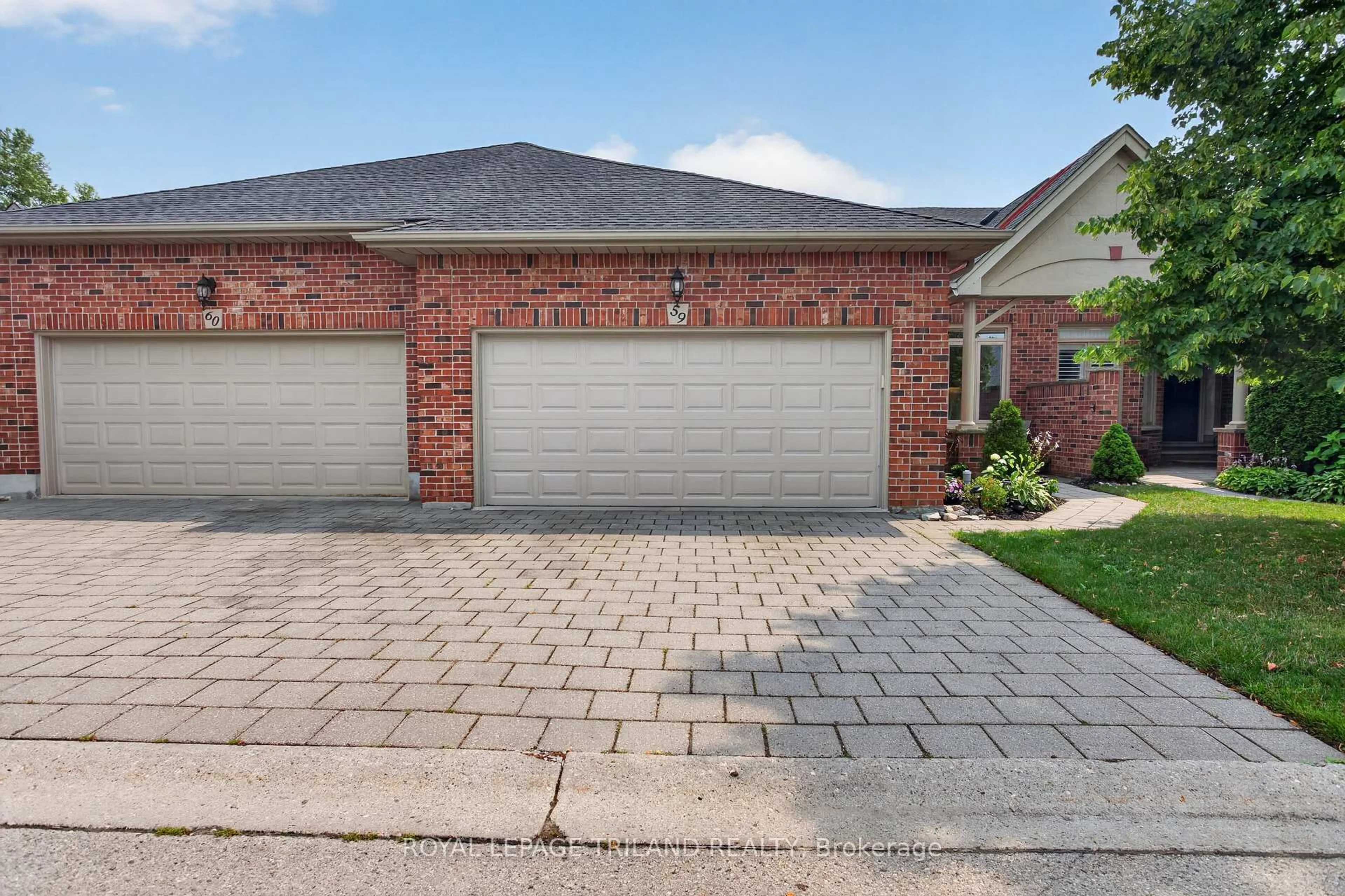 Home with brick exterior material, street for 50 Northumberland Rd #59, London North Ontario N6H 5J2