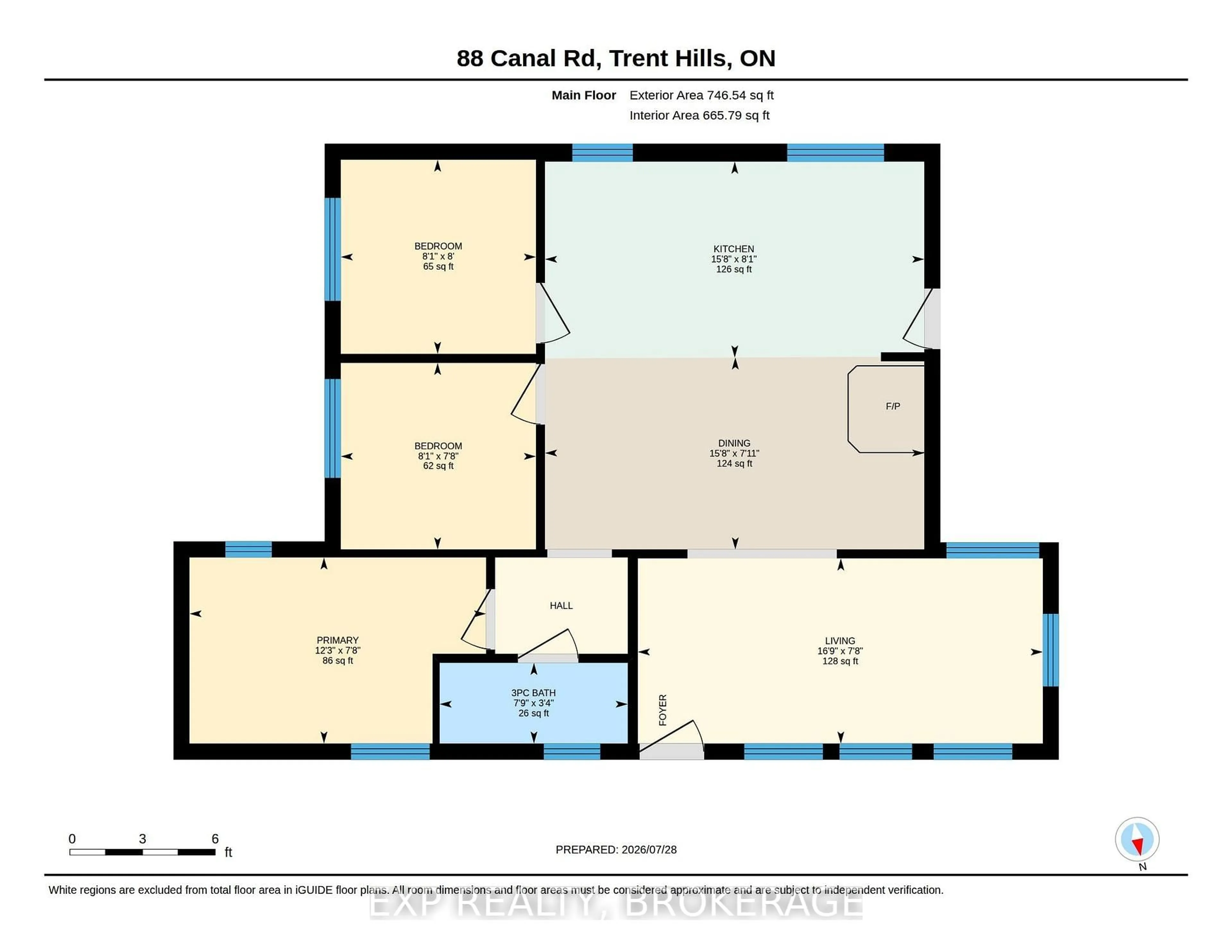 Floor plan for 88 CANAL Rd, Trent Hills Ontario K0L 1L0