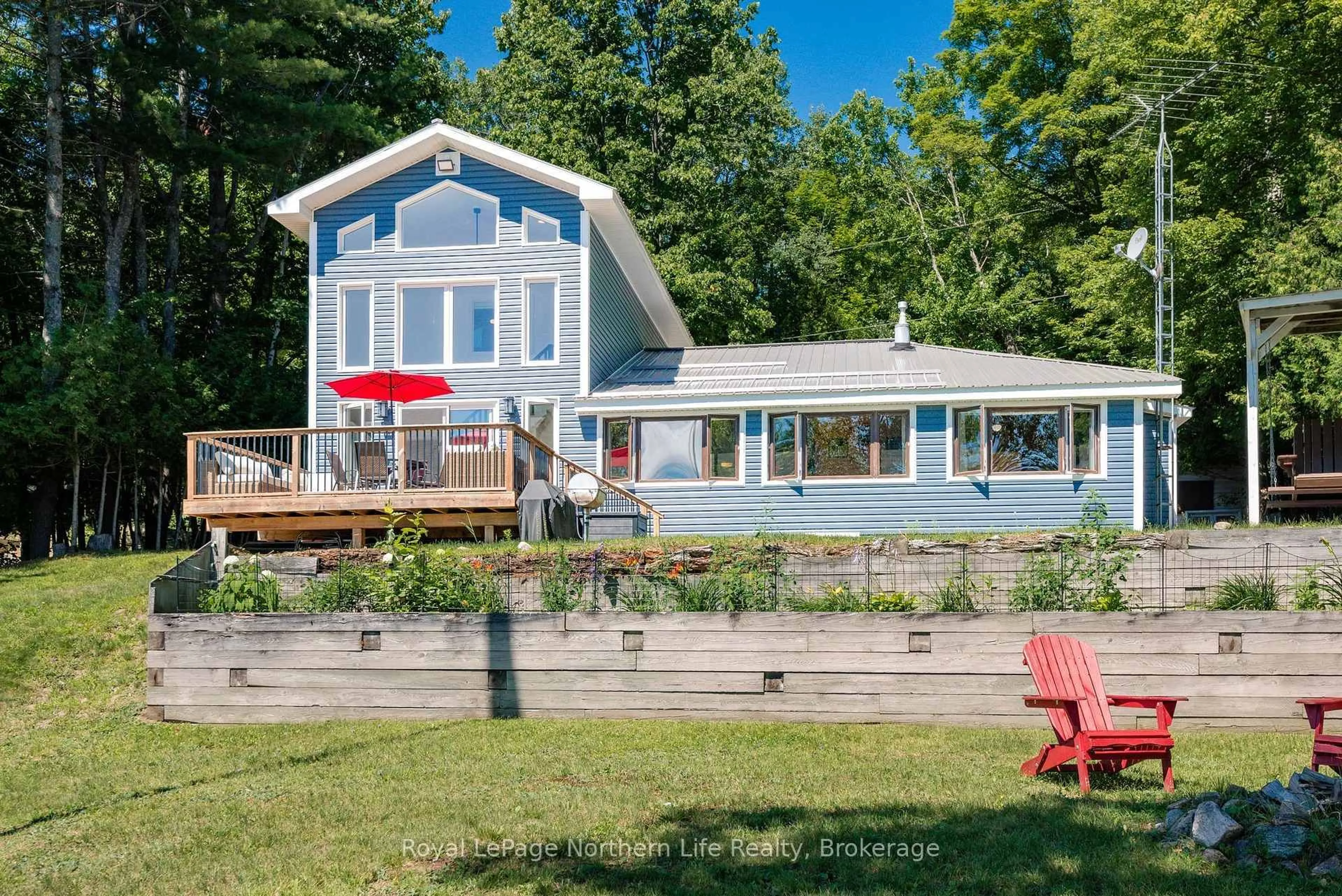 Patio, water/lake/river/ocean view for 159 Morgan Rd, East Ferris Ontario P0H 1K0
