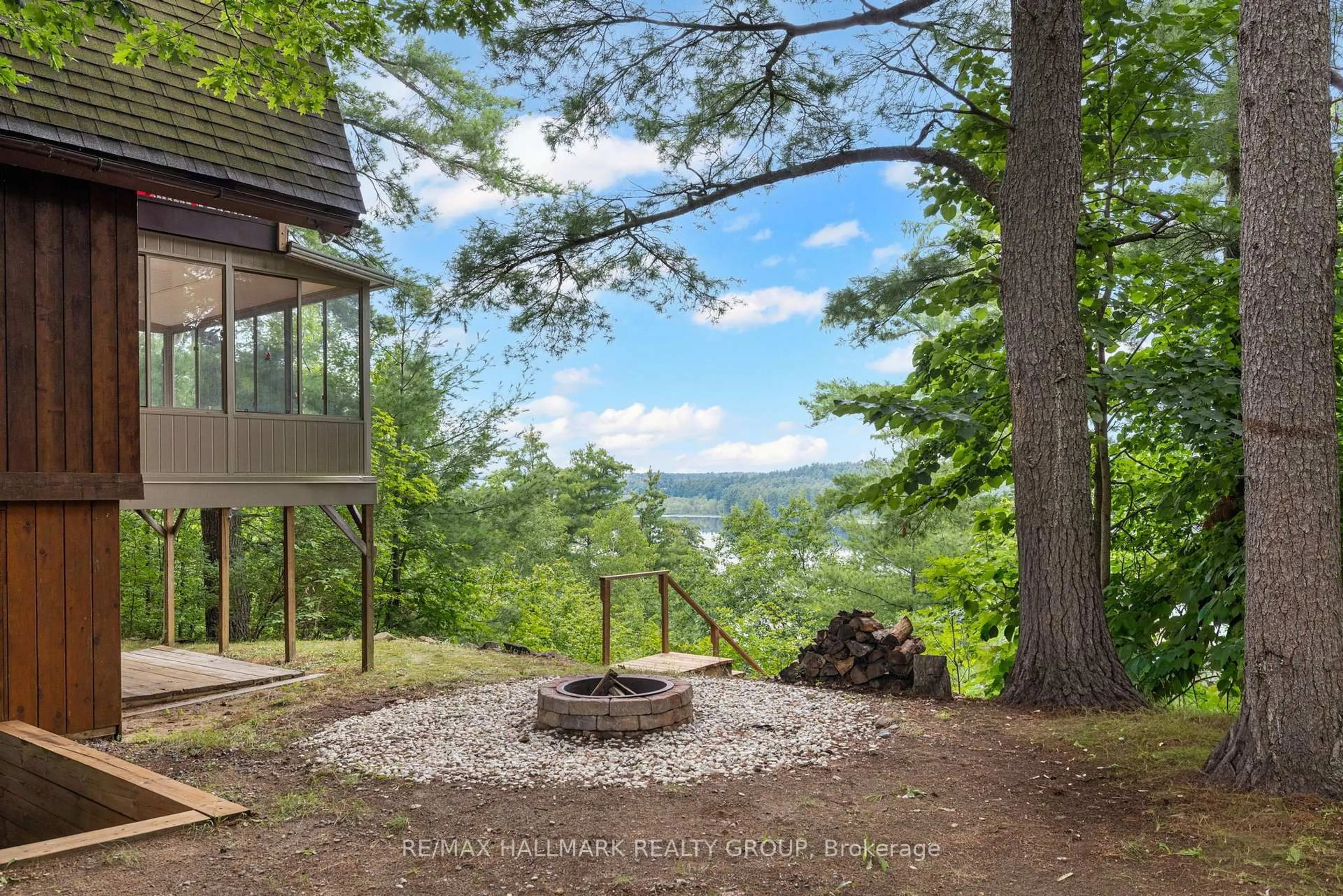 Patio, forest/trees view for 117 Birch Bay Lane, Perth Ontario K7H 3C9