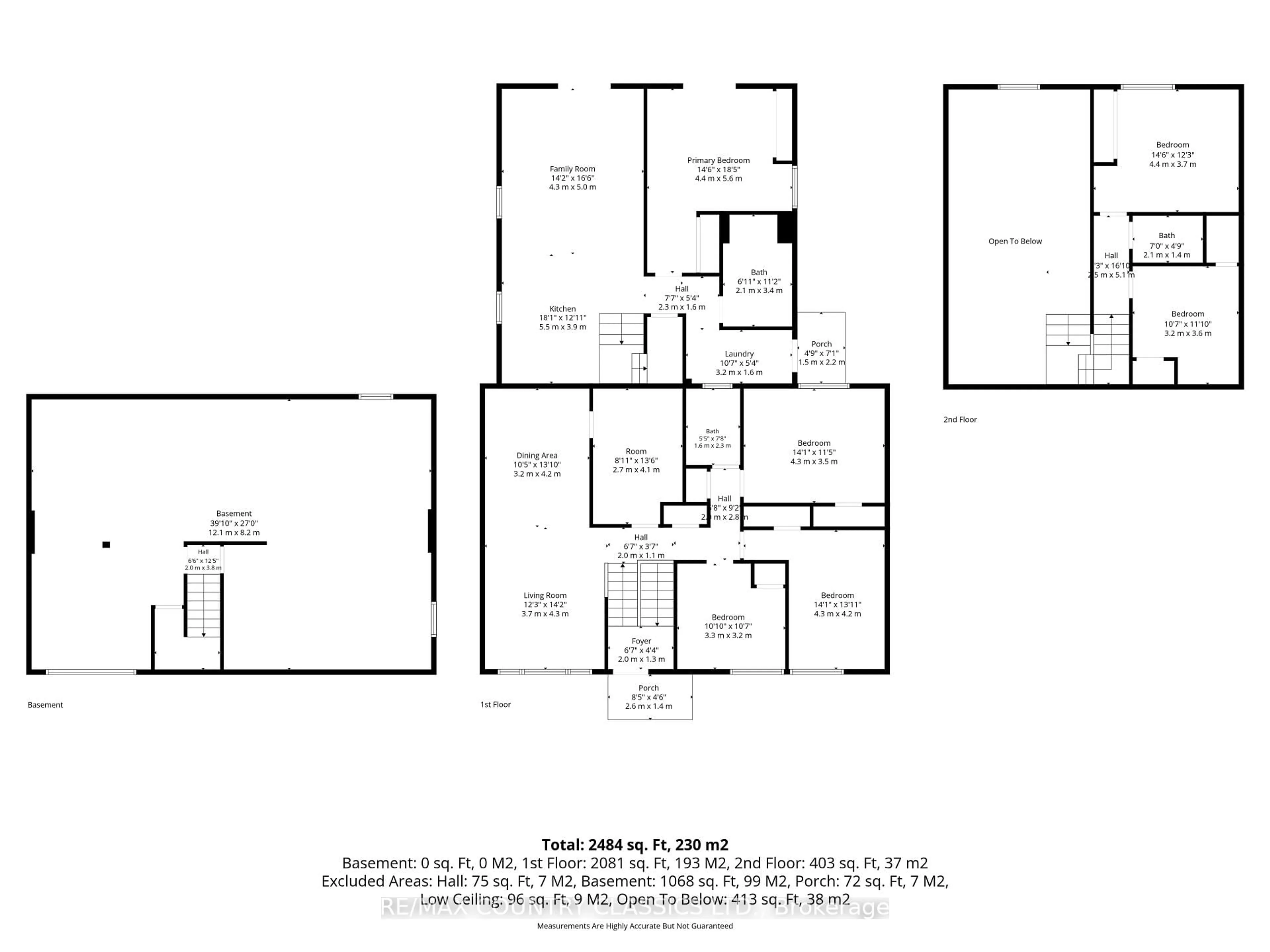 Floor plan for 1043 Estates Rd, Highlands East Ontario K0L 1C0