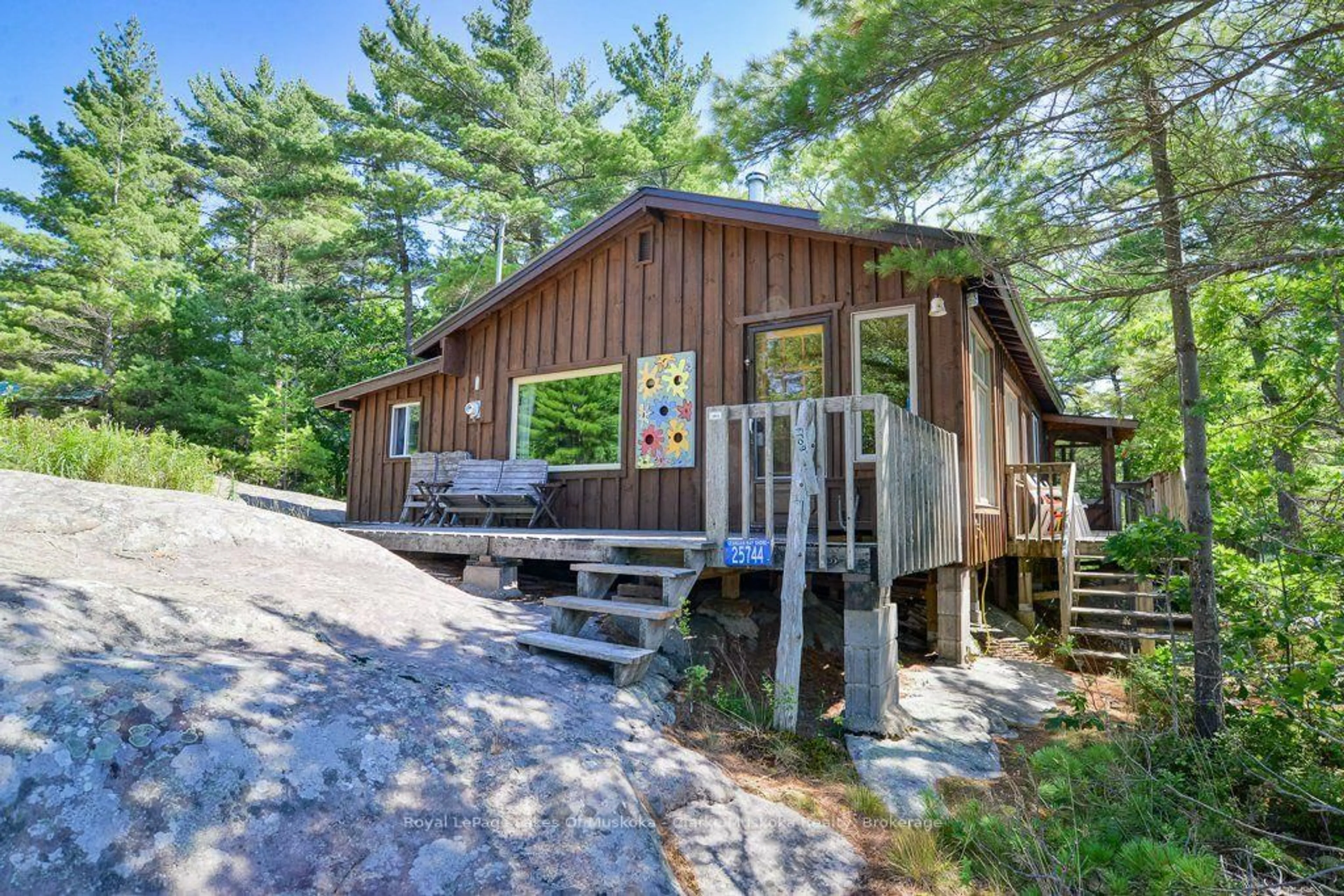 Patio, water/lake/river/ocean view for 25744 Georgian Bay Shr, Georgian Bay Ontario P0E 1E0