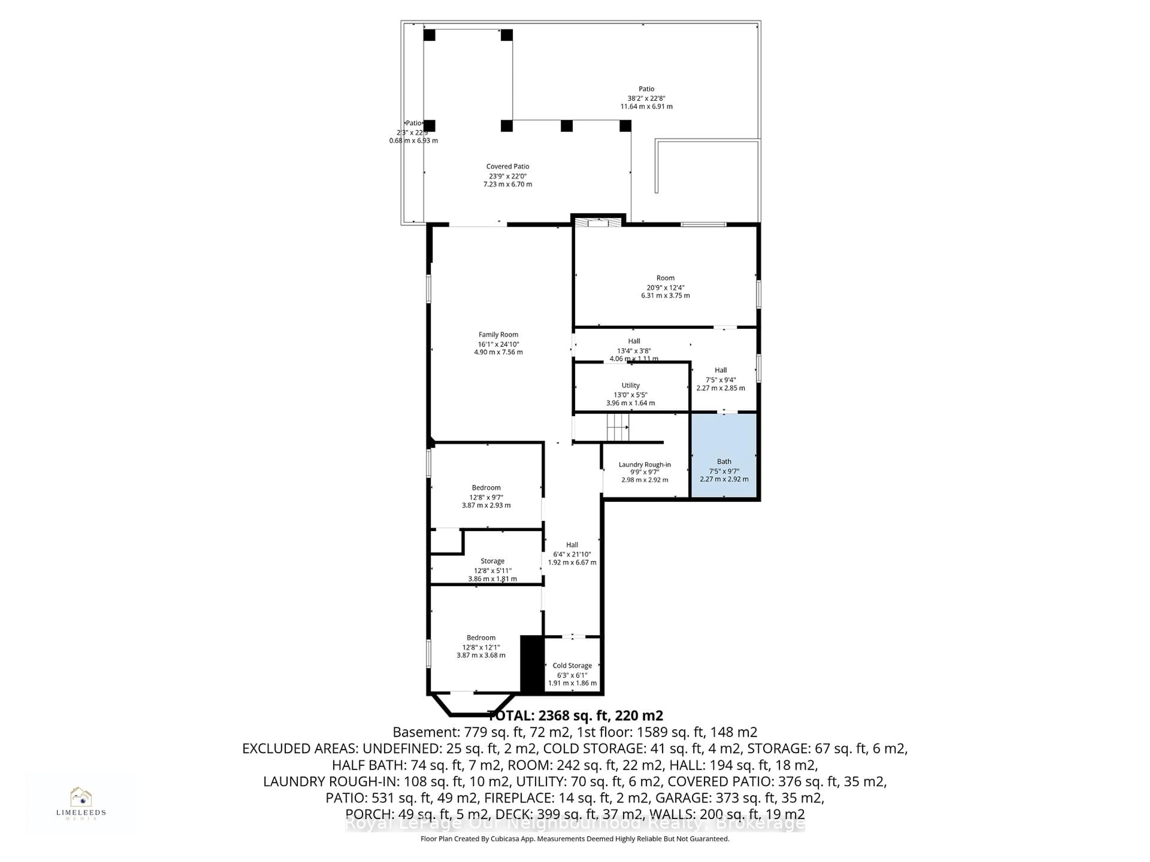 Floor plan for 17 Old Trafford Dr, Trent Hills Ontario K0L 1Y0