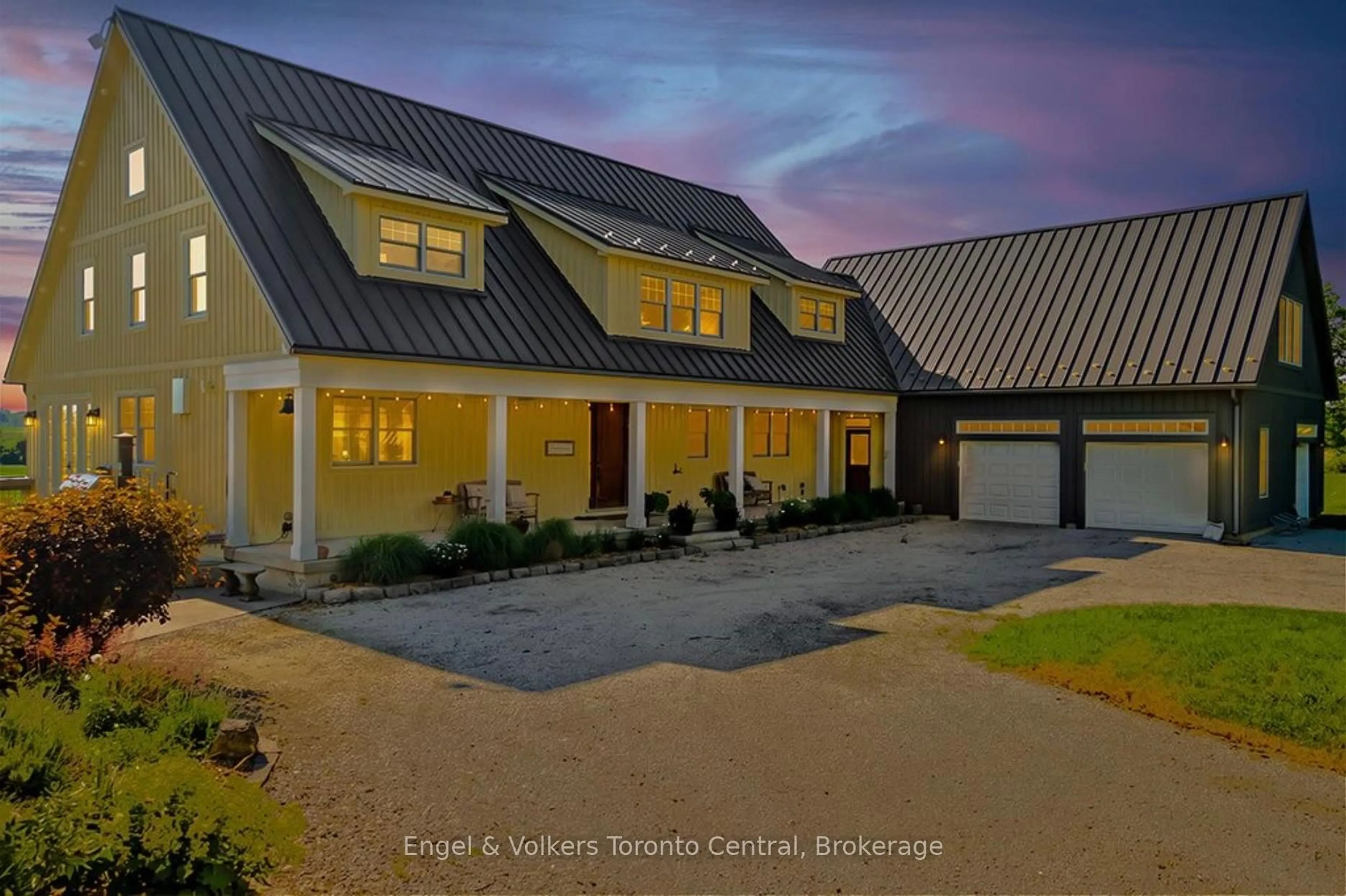 Home with vinyl exterior material, street for 385073 4th Conc A Rd, Grey Highlands Ontario N0C 1E0
