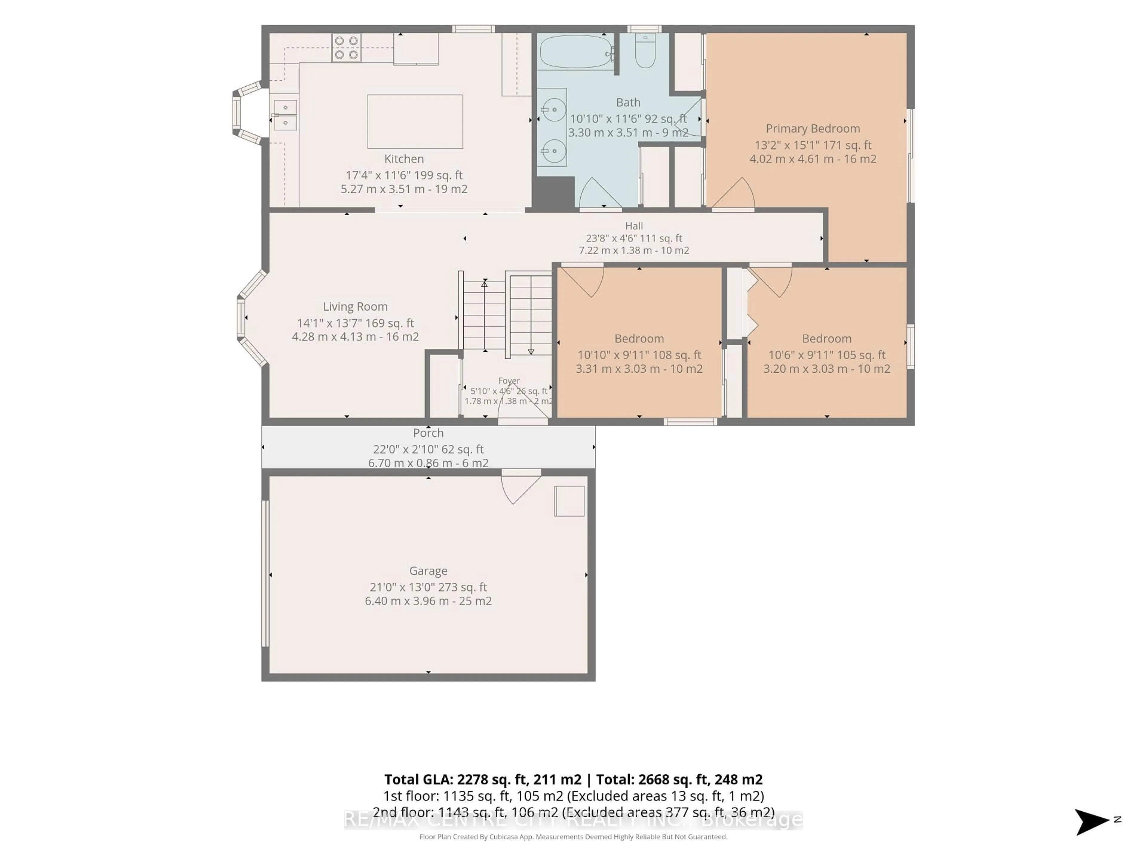 Floor plan for 361 George St, Central Elgin Ontario N5L 1G4
