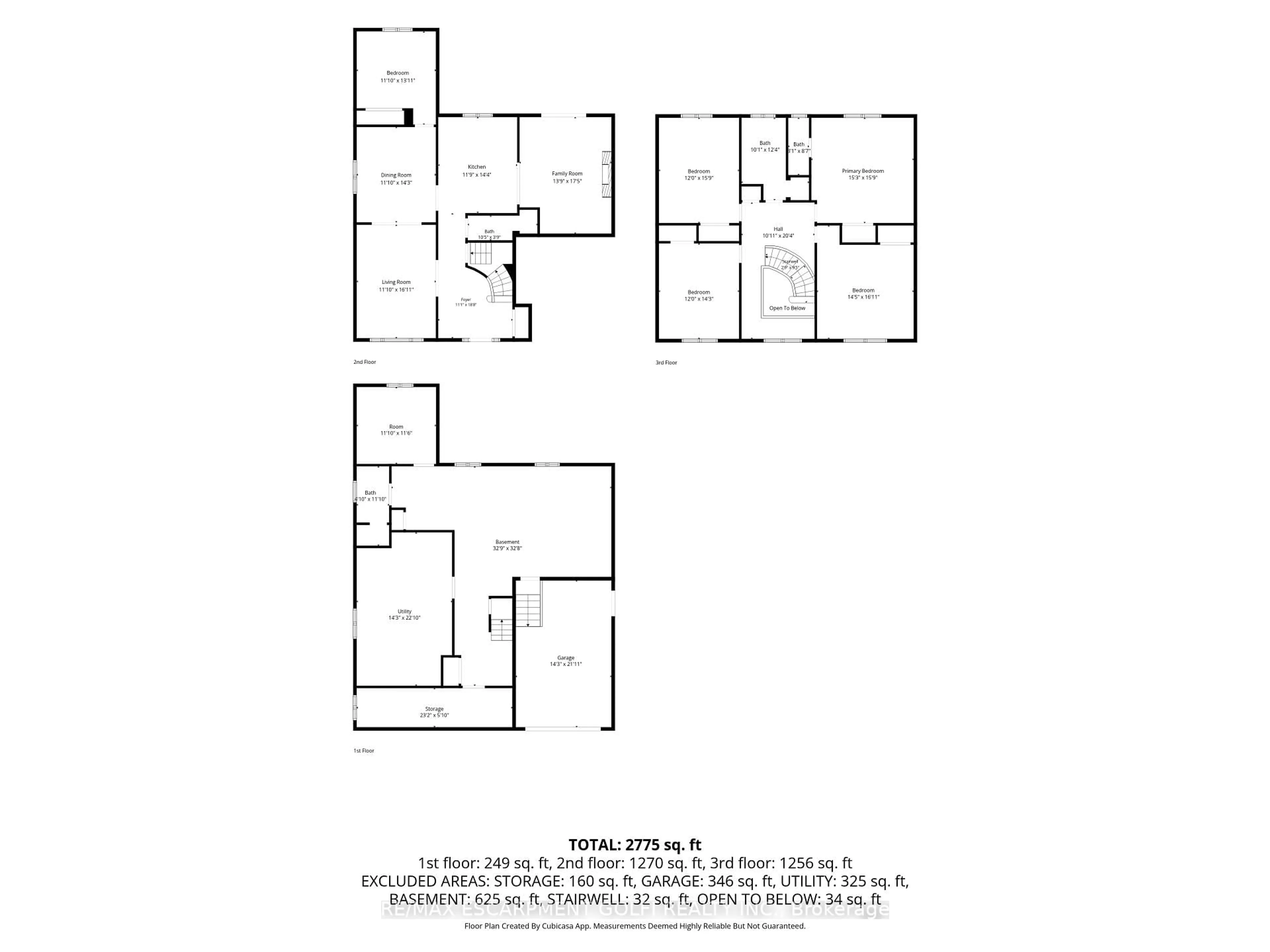 Floor plan for 18 Marcel Pl, Hamilton Ontario L9B 1W3