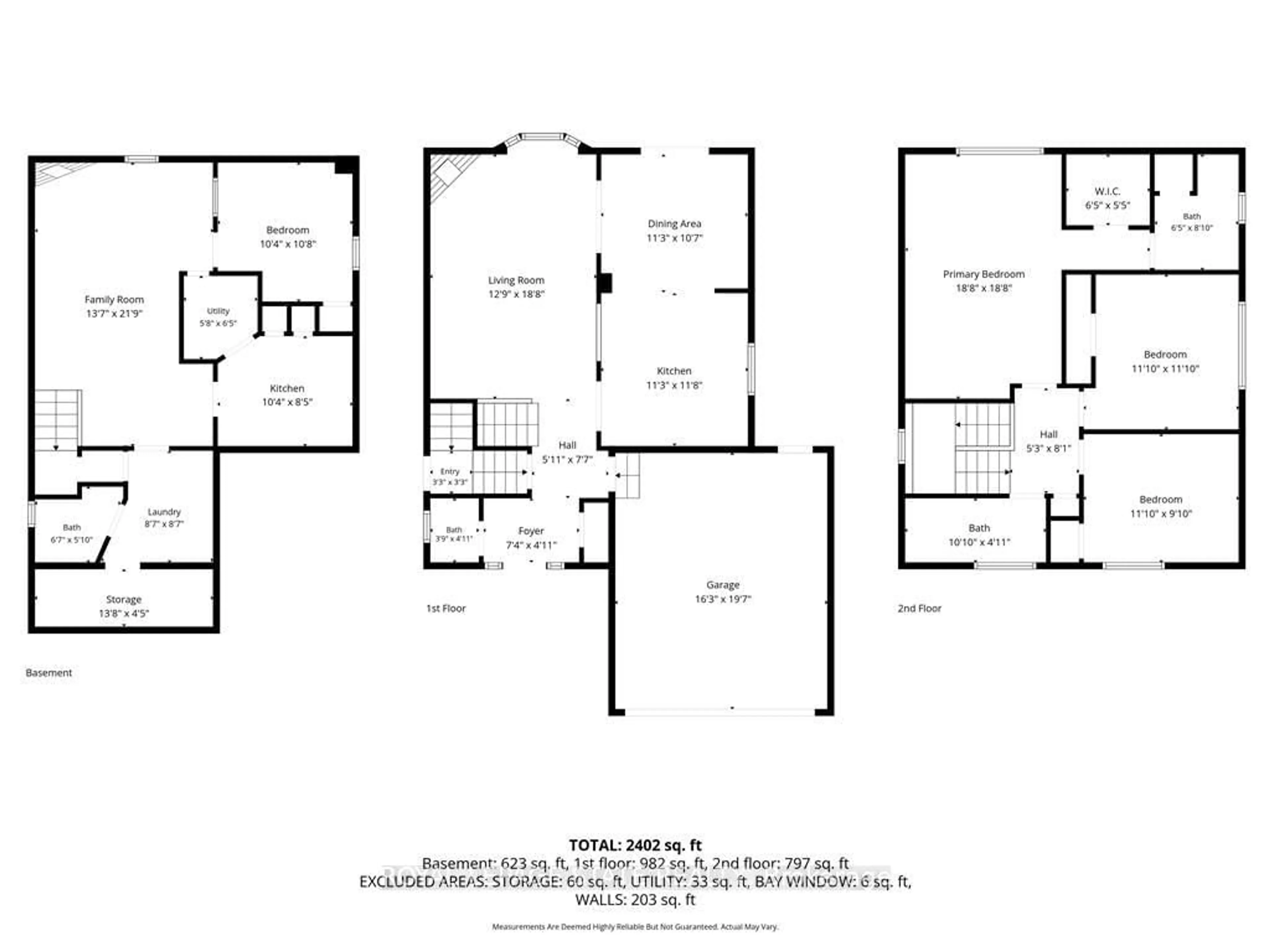Floor plan for 459 Dicenzo Dr, Hamilton Ontario L9B 2C4
