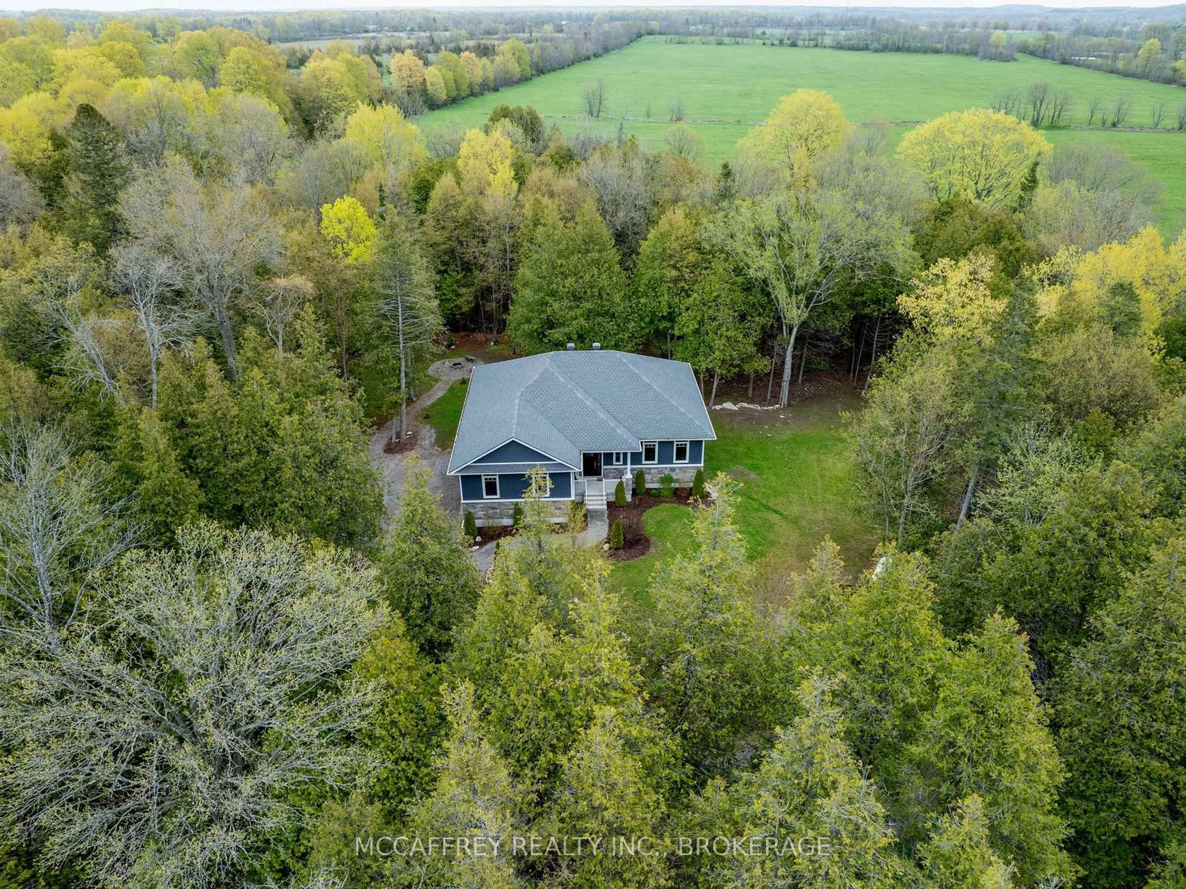 A pic from outside/outdoor area/front of a property/back of a property/a pic from drone, forest/trees view for 219 KIDDS Rd, Stone Mills Ontario K0K 2A0