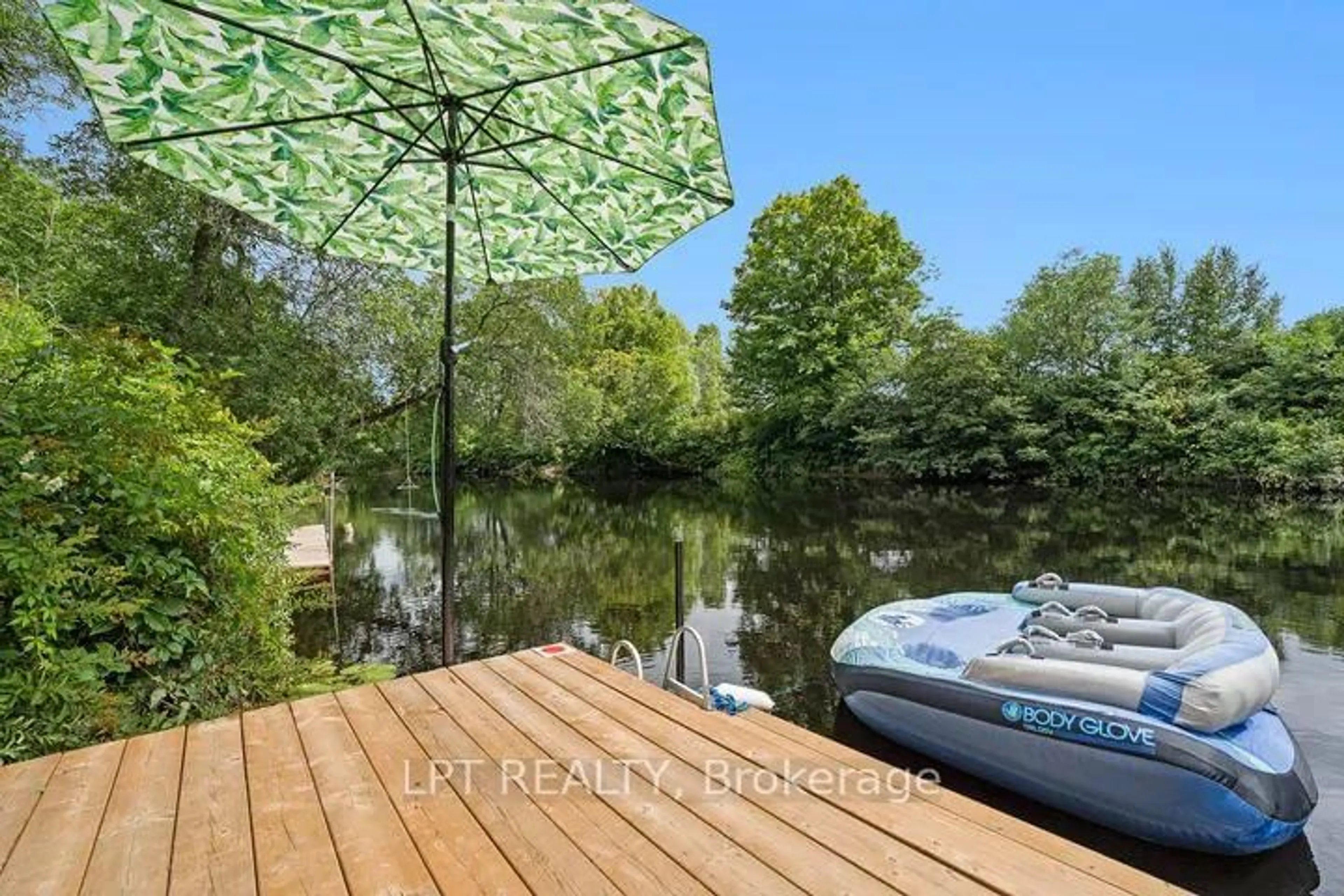 Patio, water/lake/river/ocean view for 23 Basswood Dr, Kawartha Lakes Ontario K0M 1C0