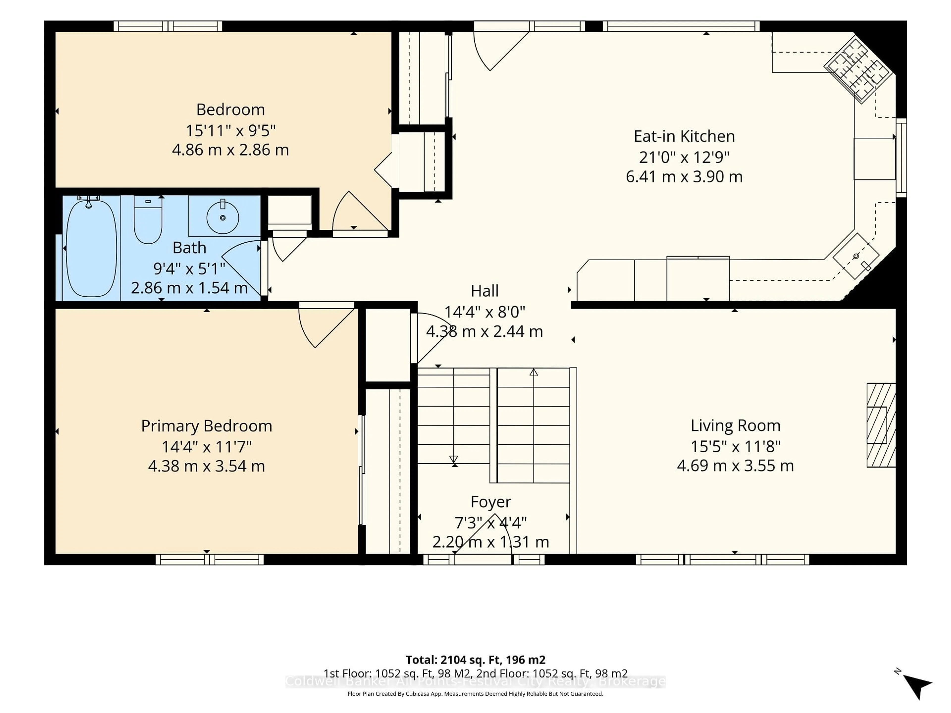 Floor plan for 323 Warren St, Goderich Ontario N7A 4G1