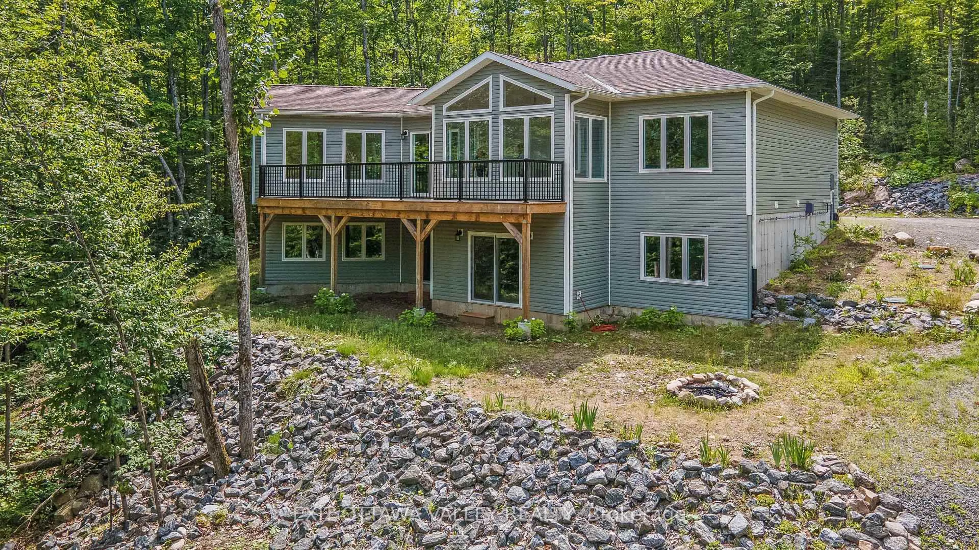 A pic from outside/outdoor area/front of a property/back of a property/a pic from drone, water/lake/river/ocean view for 698 Mitchell Rd, Barry's Bay Ontario K0J 1B0
