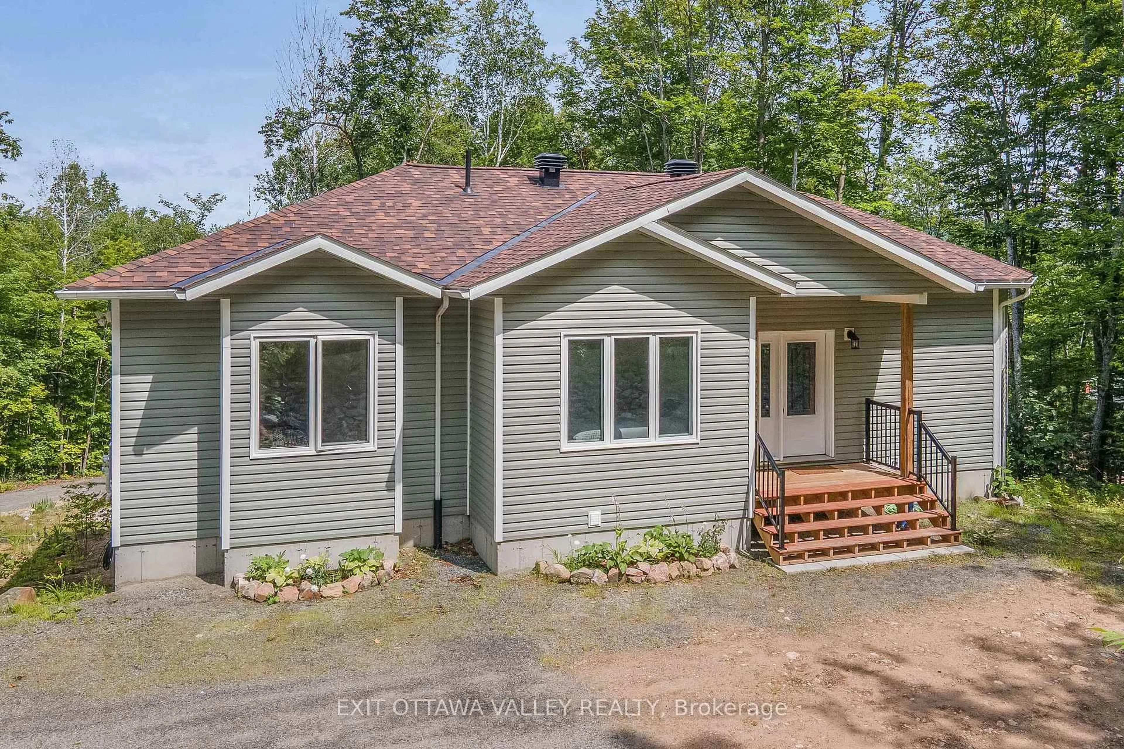 Home with vinyl exterior material, street for 698 Mitchell Rd, Barry's Bay Ontario K0J 1B0
