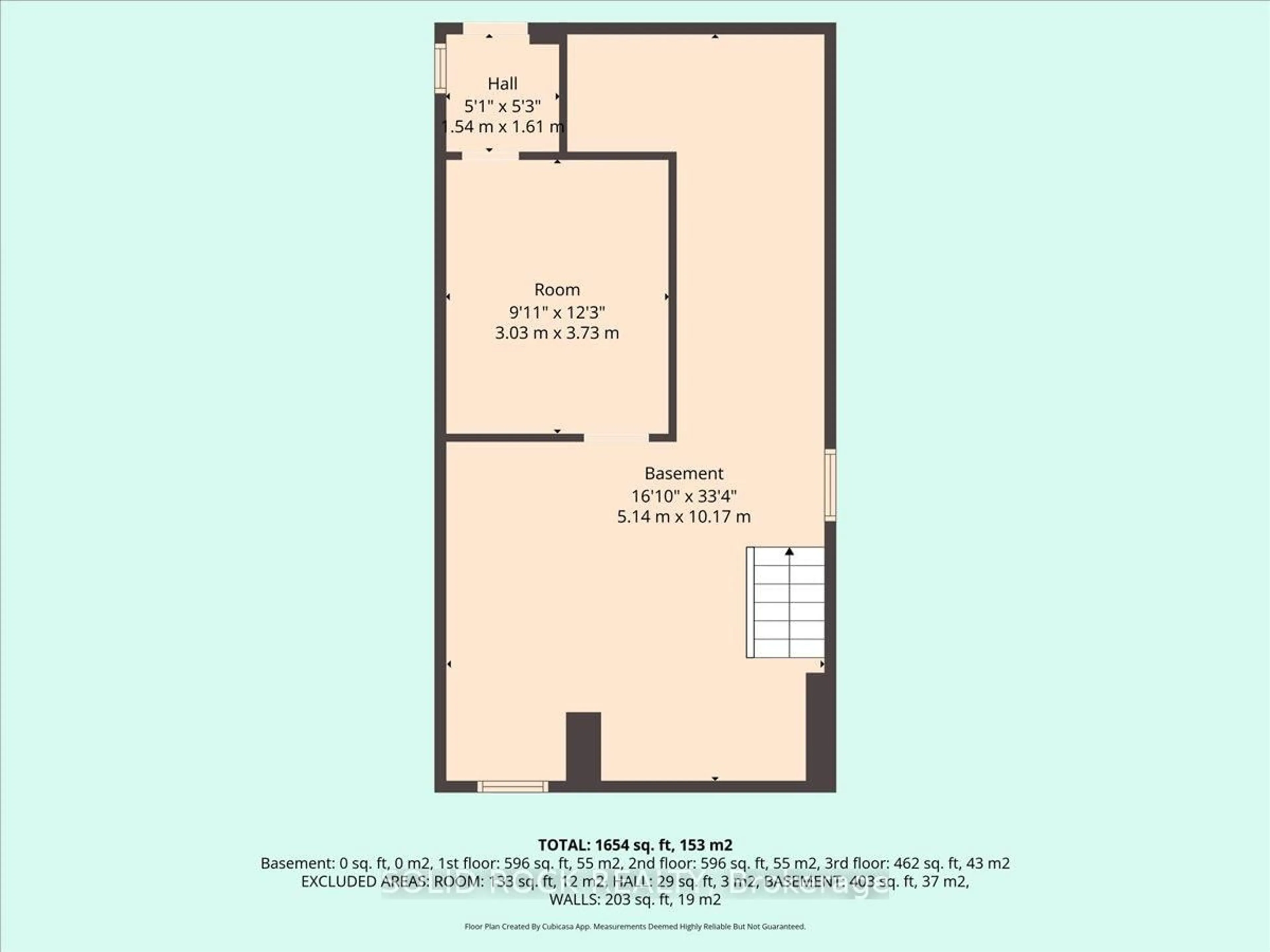 Floor plan for 513 Romaine St, Peterborough Ontario K9J 2C8