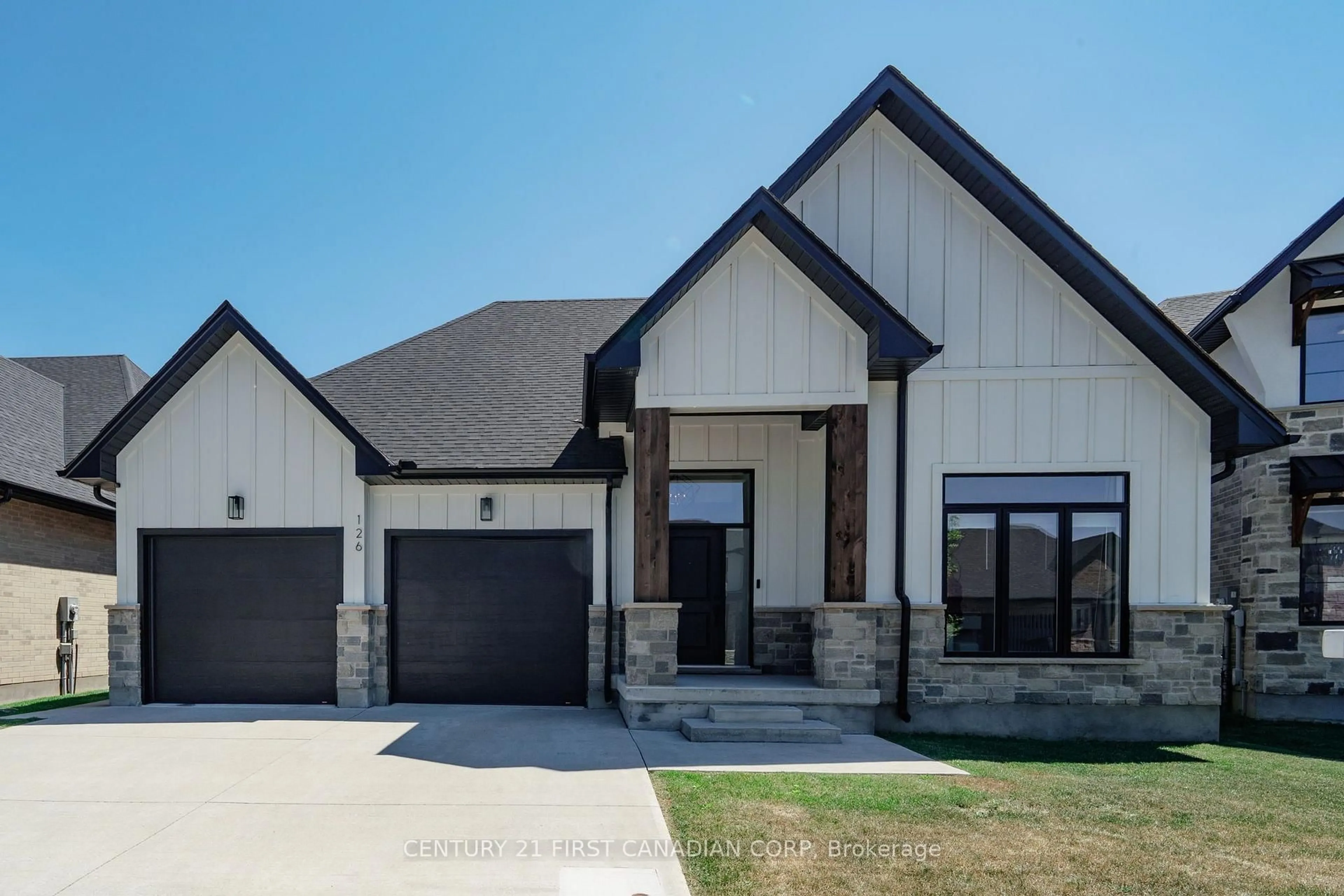 Home with brick exterior material, street for 126 Aspen Circ, Thames Centre Ontario N0M 2P0