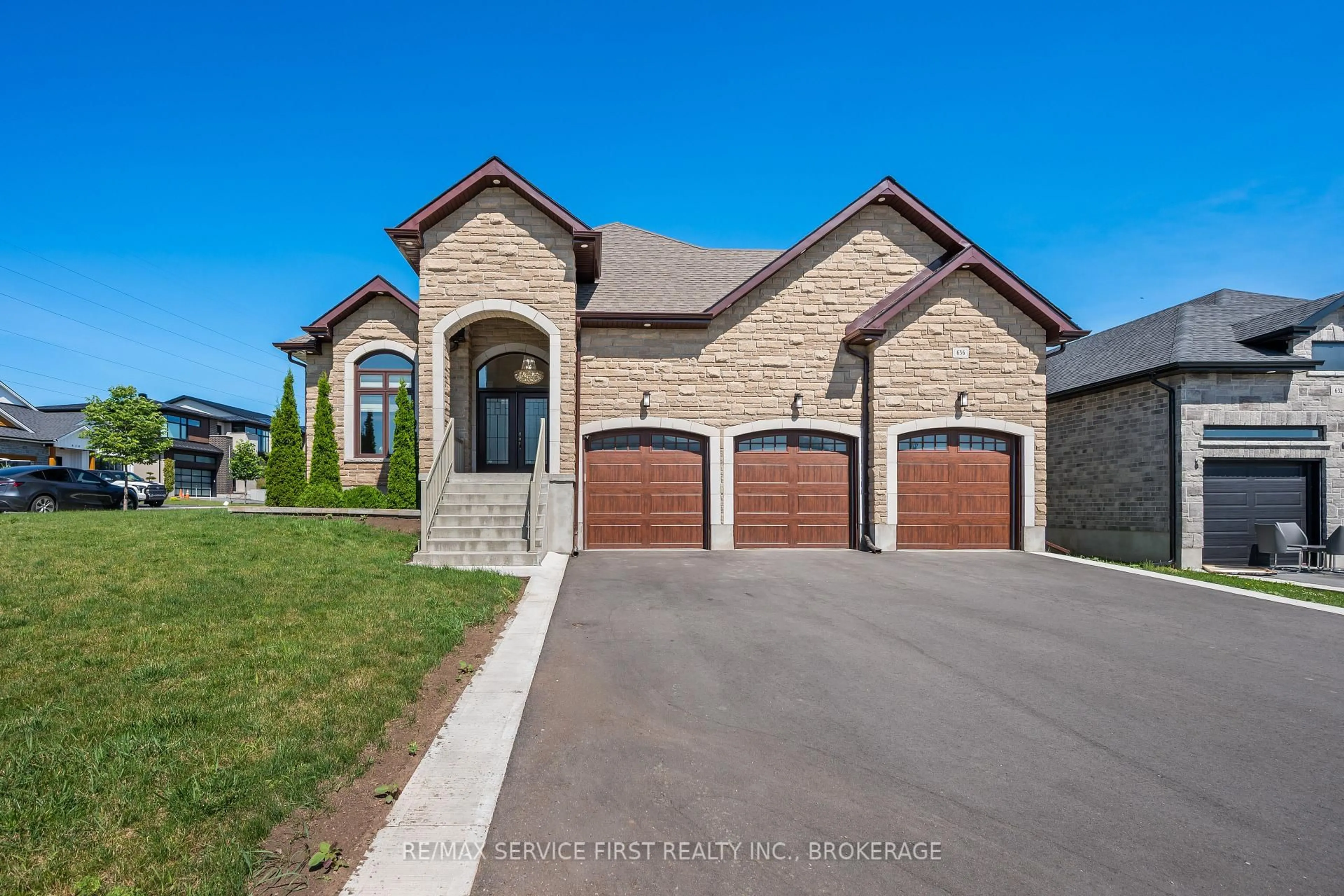 Home with brick exterior material, street for 636 Mandara Dr, Kingston Ontario K7P 0N5