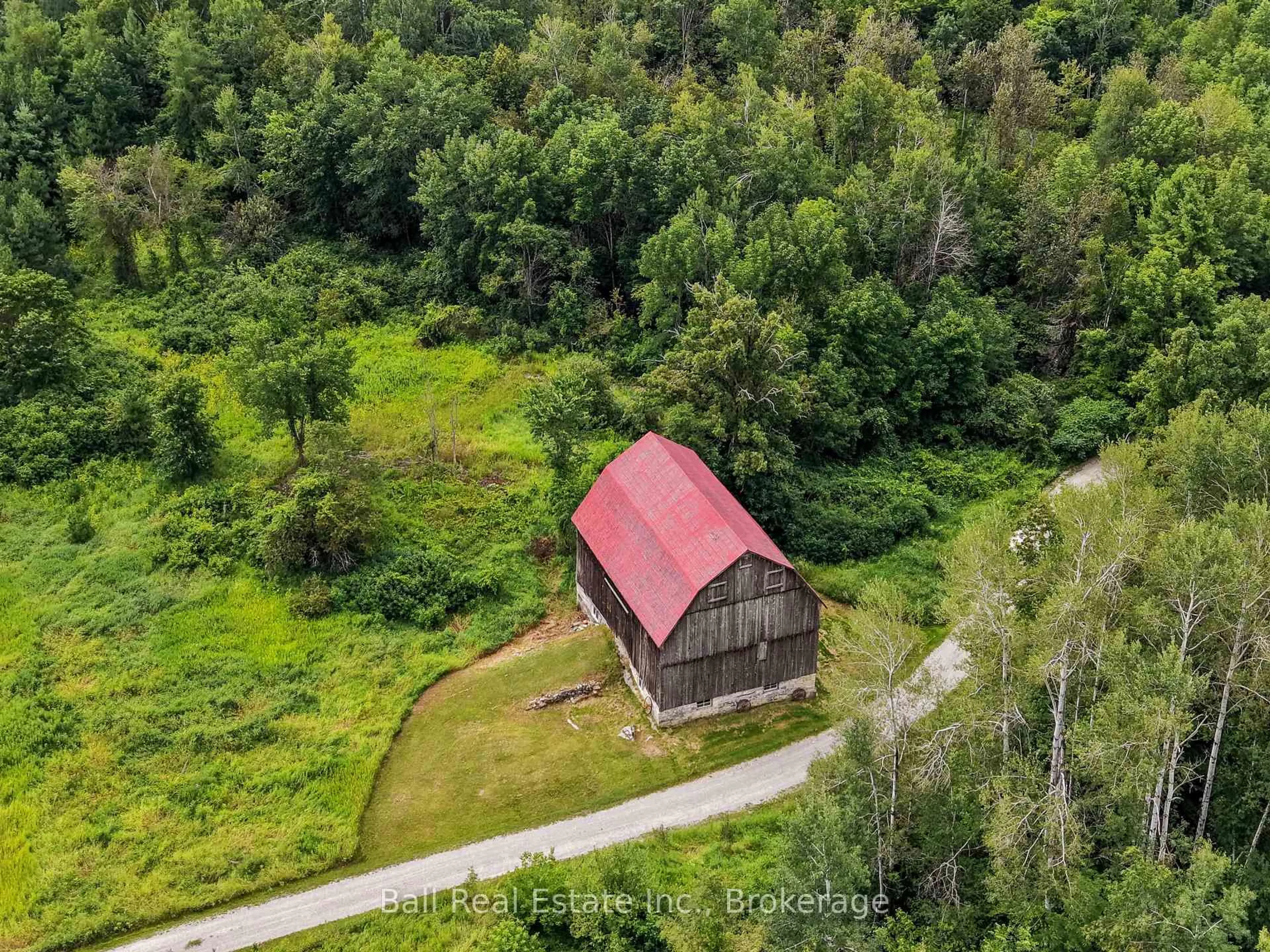 A pic from outside/outdoor area/front of a property/back of a property/a pic from drone, forest/trees view for 180 Johnston Rd, Madoc Ontario K0K 2K0