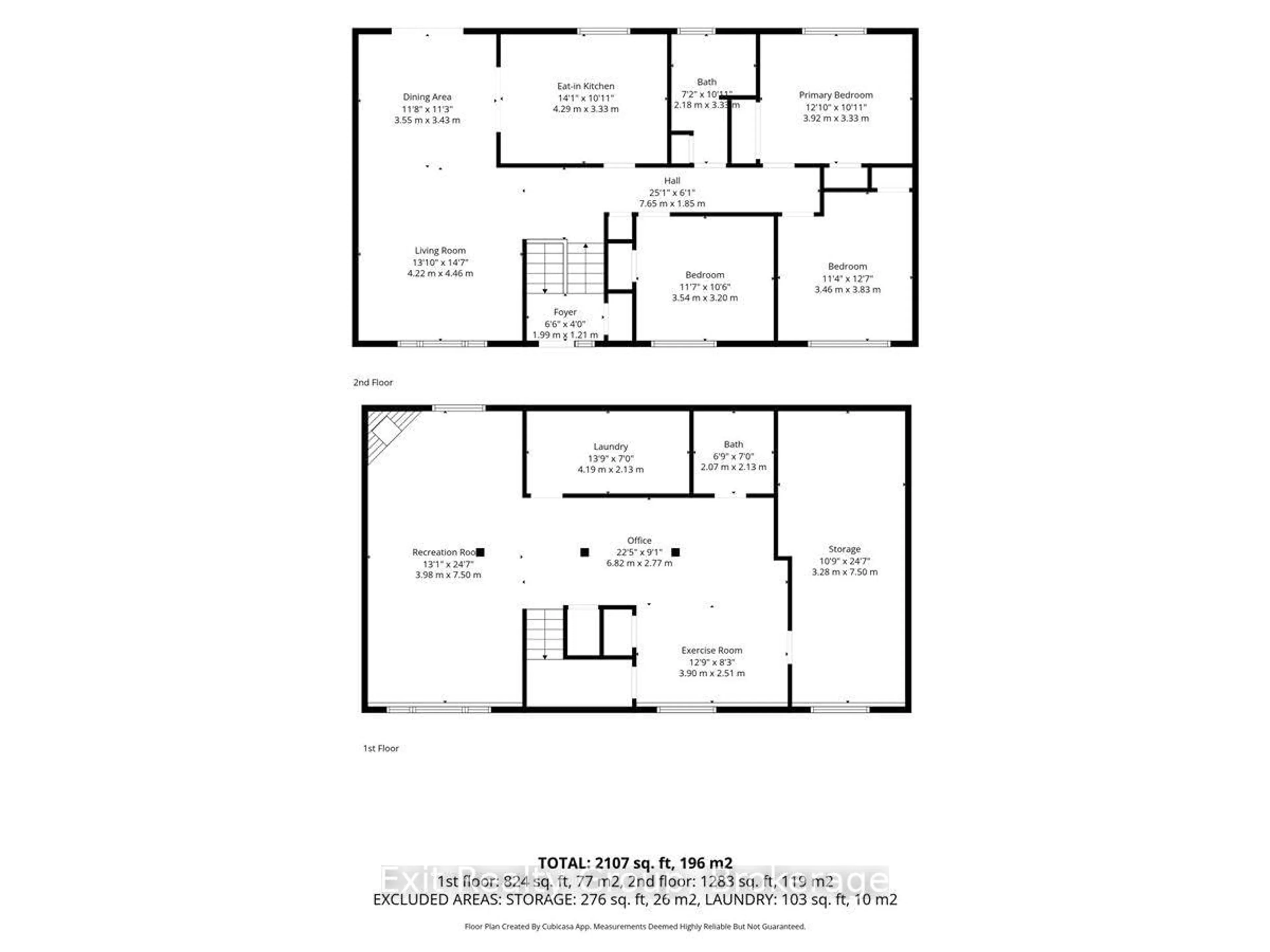Floor plan for 197 Chatterton Valley Cres, Quinte West Ontario K0K 2B0