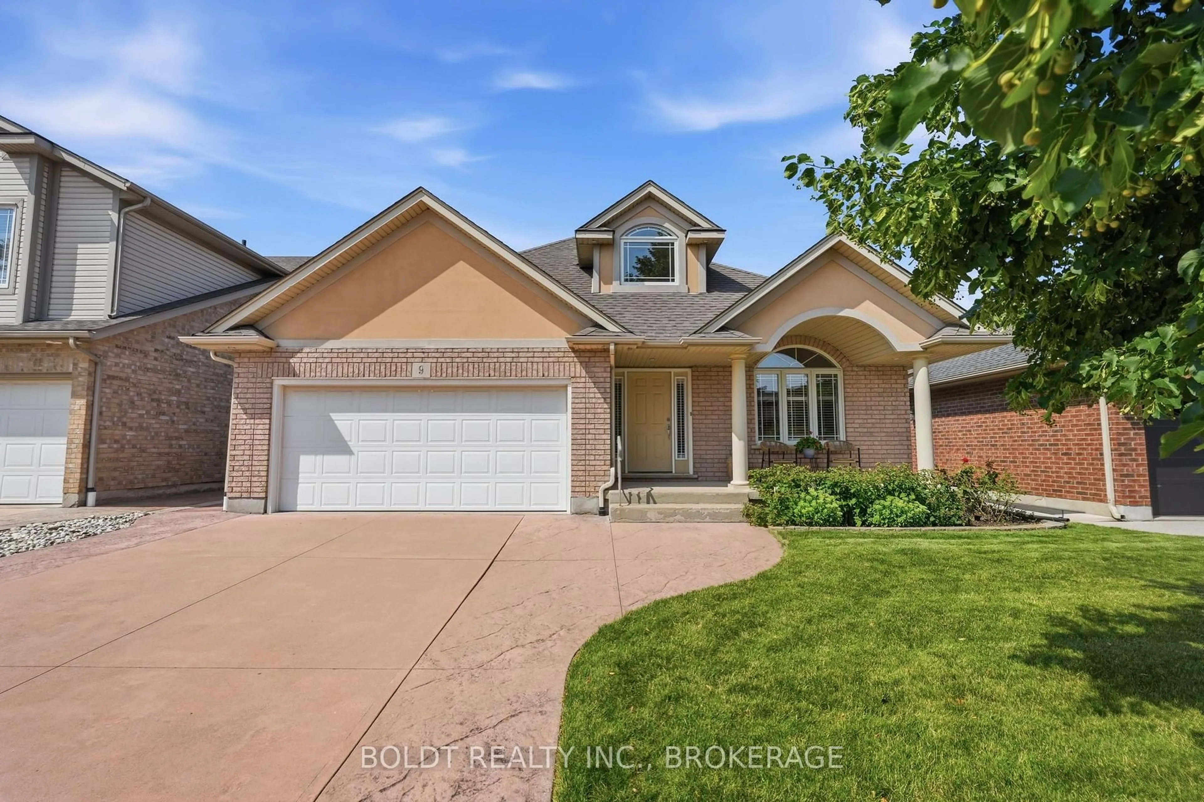 Home with brick exterior material, street for 9 Nicholas Dr, St. Catharines Ontario L2S 4C2