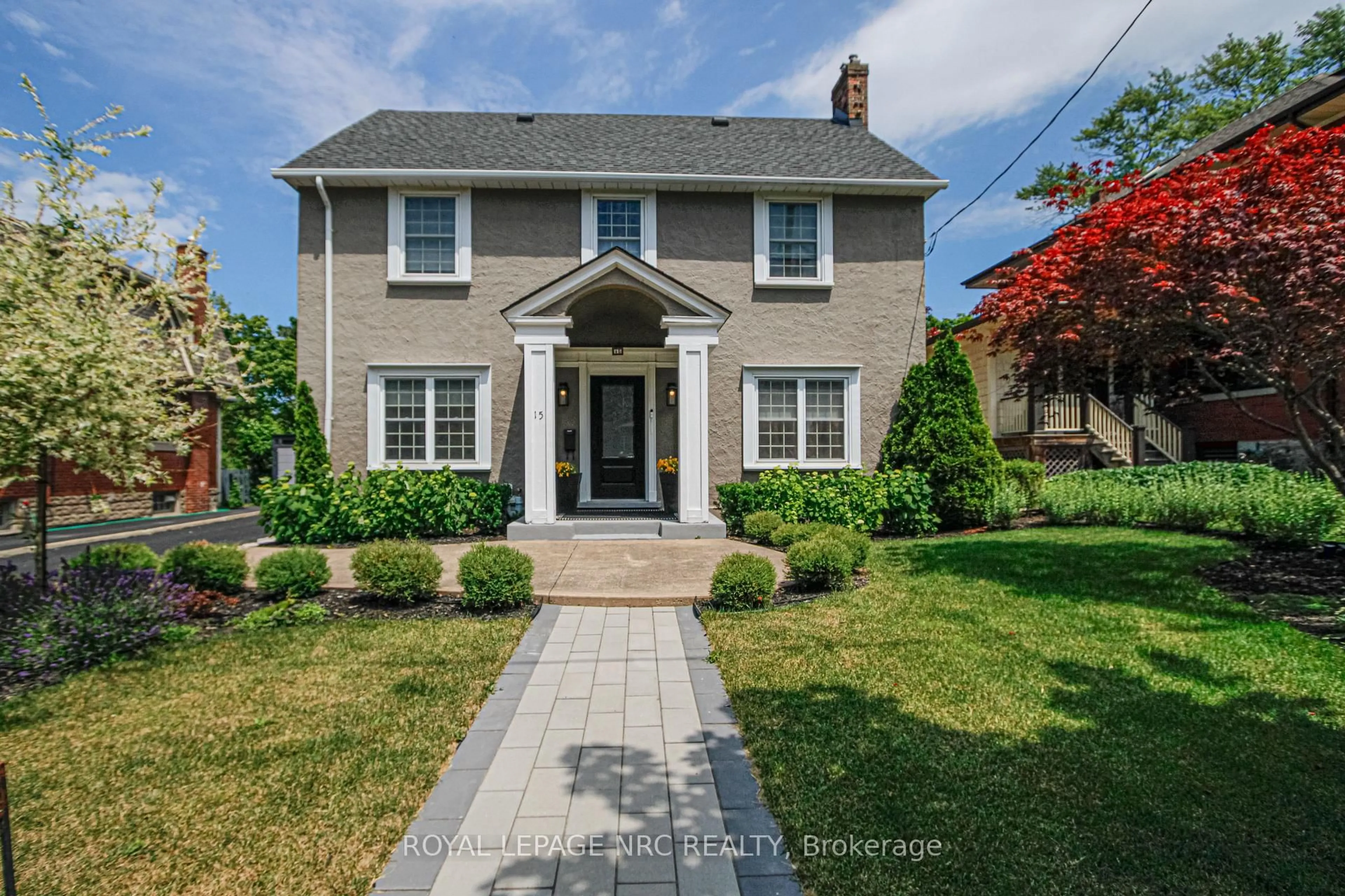 Home with brick exterior material, street for 15 South Dr, St. Catharines Ontario L2R 4T9