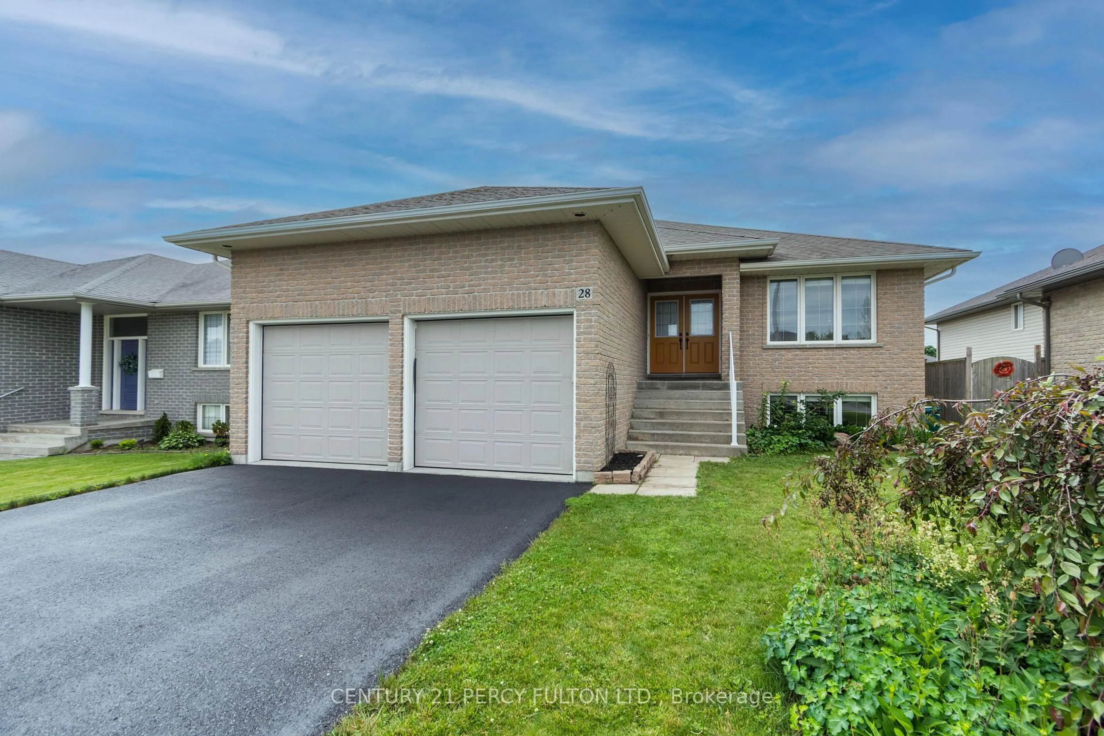 Home with brick exterior material, street for 28 Freedom Cres, Quinte West Ontario K8V 0C1
