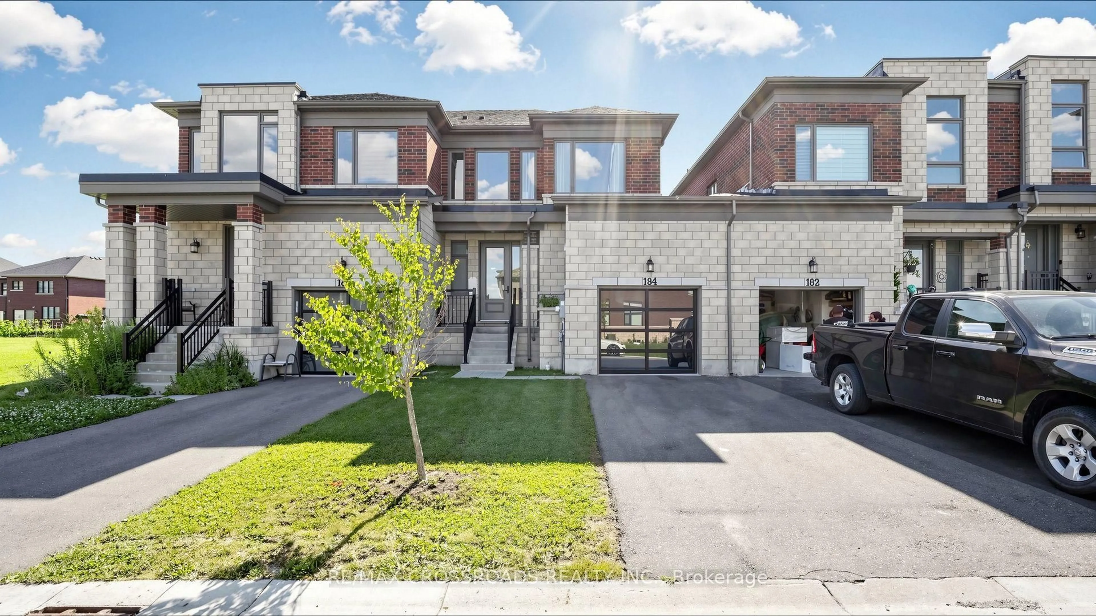 Home with brick exterior material, street for 184 Huntingford Tr, Woodstock Ontario N4T 0M4