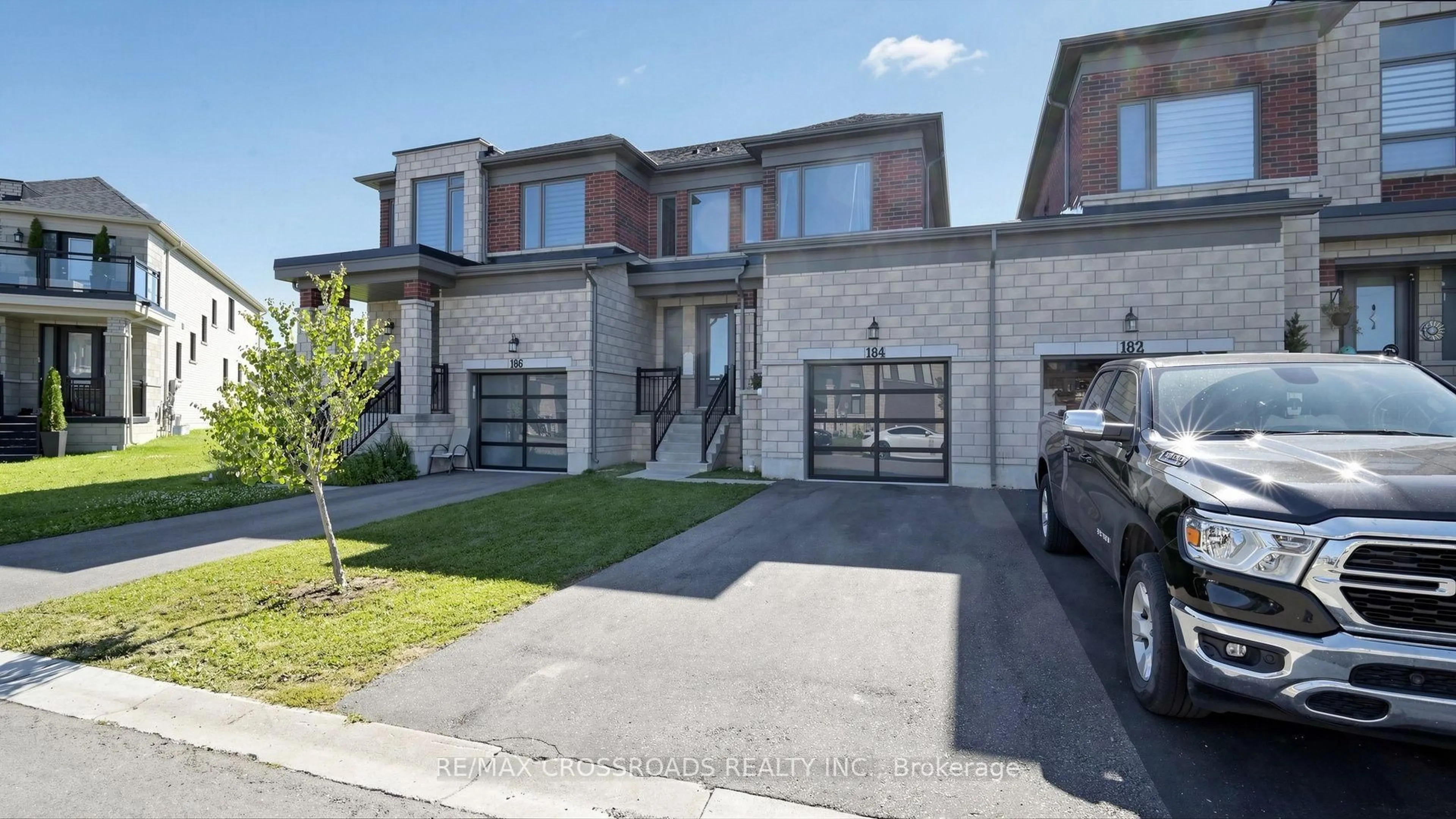 Home with brick exterior material, street for 184 Huntingford Tr, Woodstock Ontario N4T 0M4